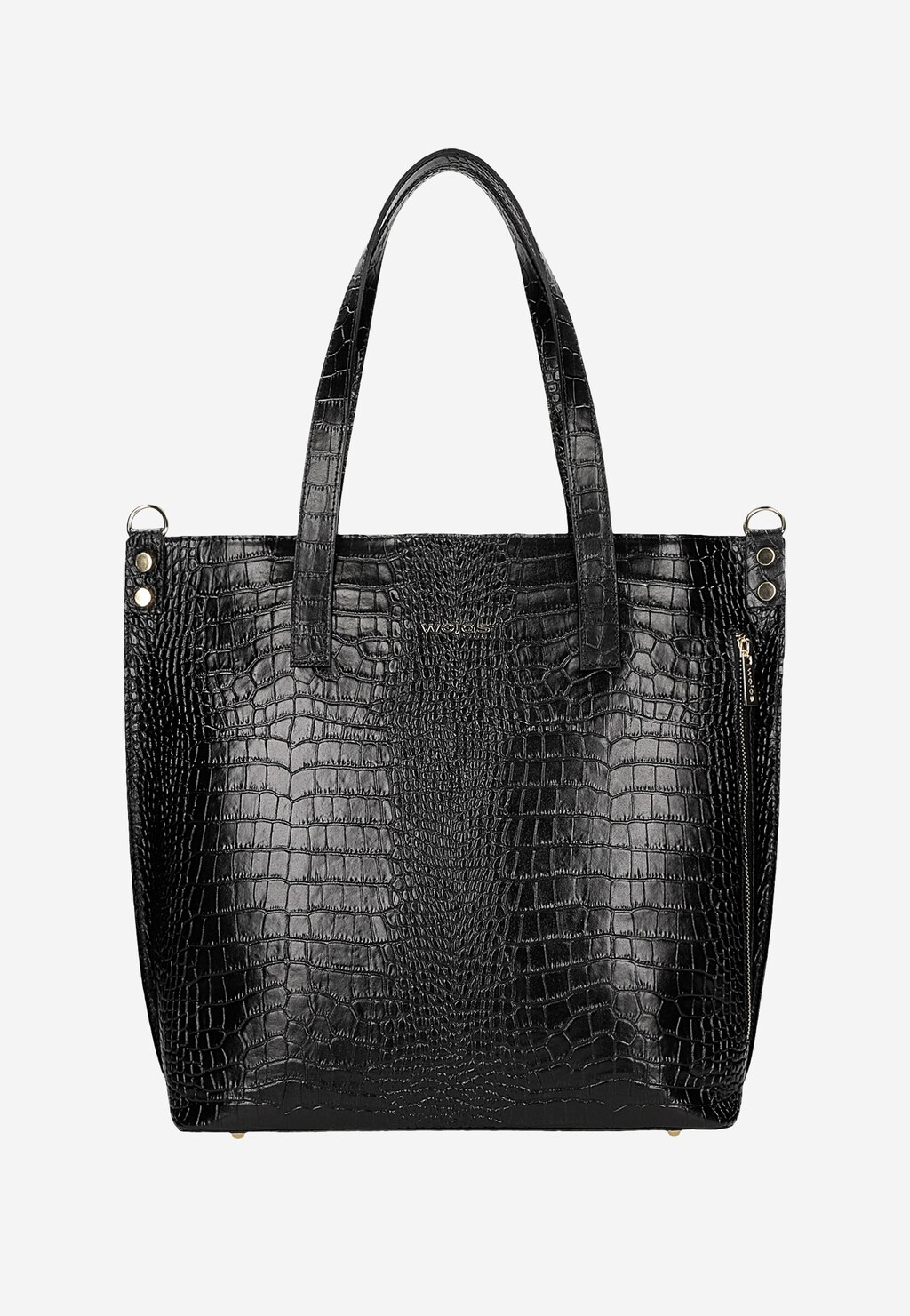 Czarna torebka damska shopperka 80372-51 Widok 2