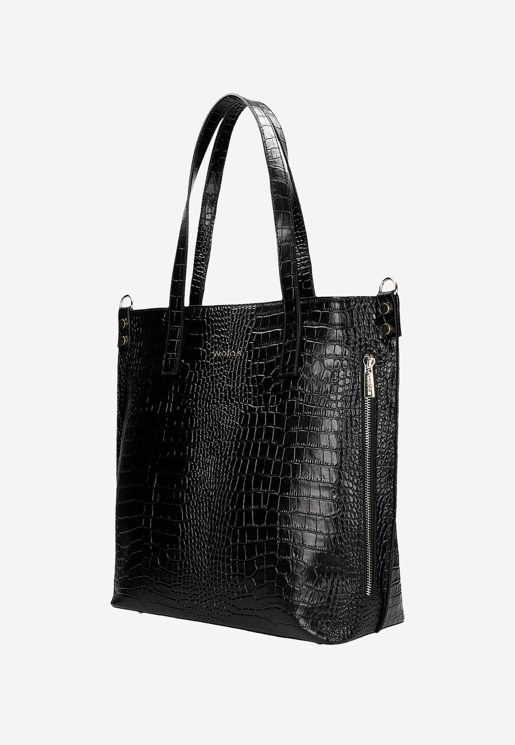 Czarna torebka damska shopperka 80372-51 Widok 3