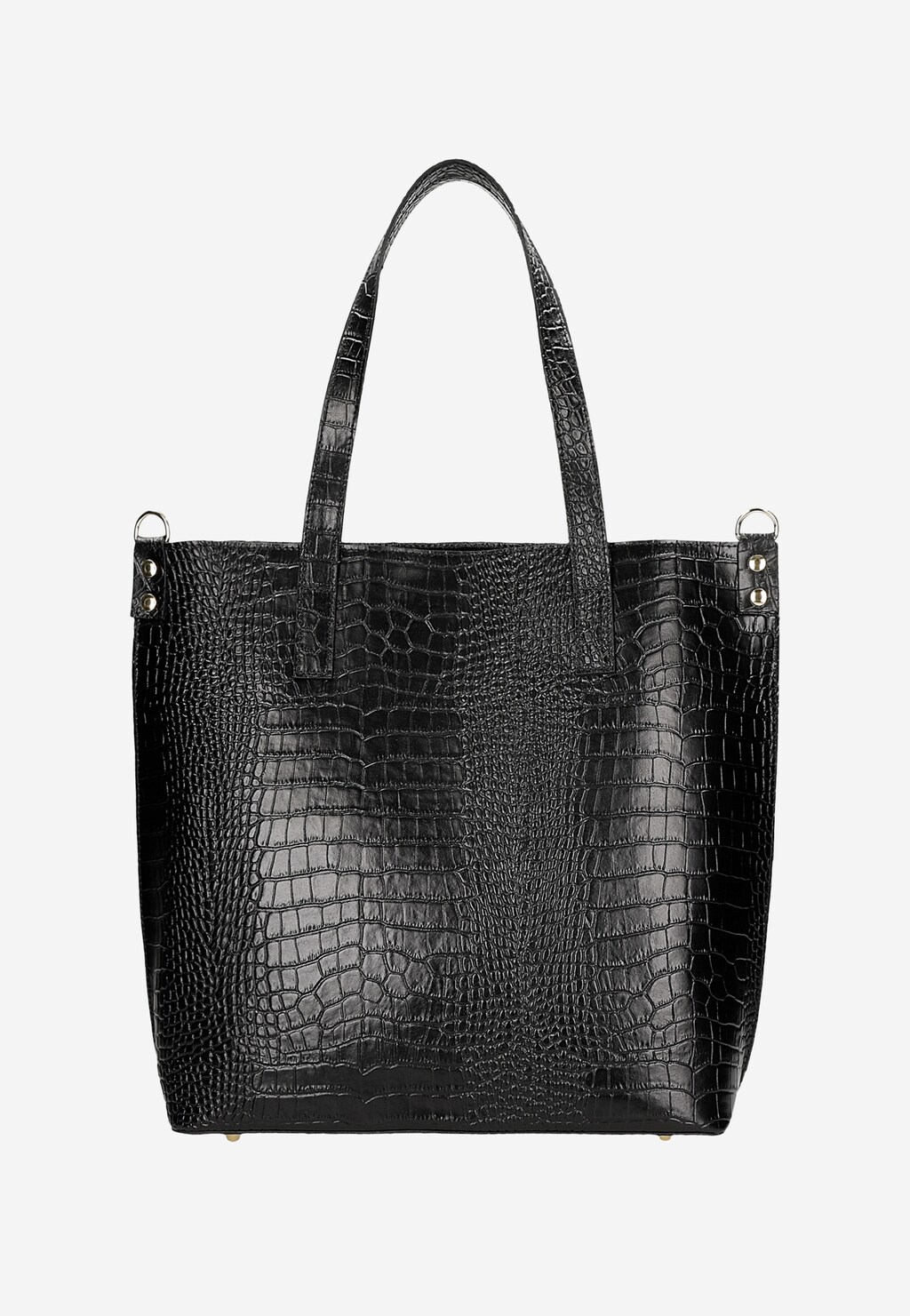 Czarna torebka damska shopperka 80372-51 Widok 4