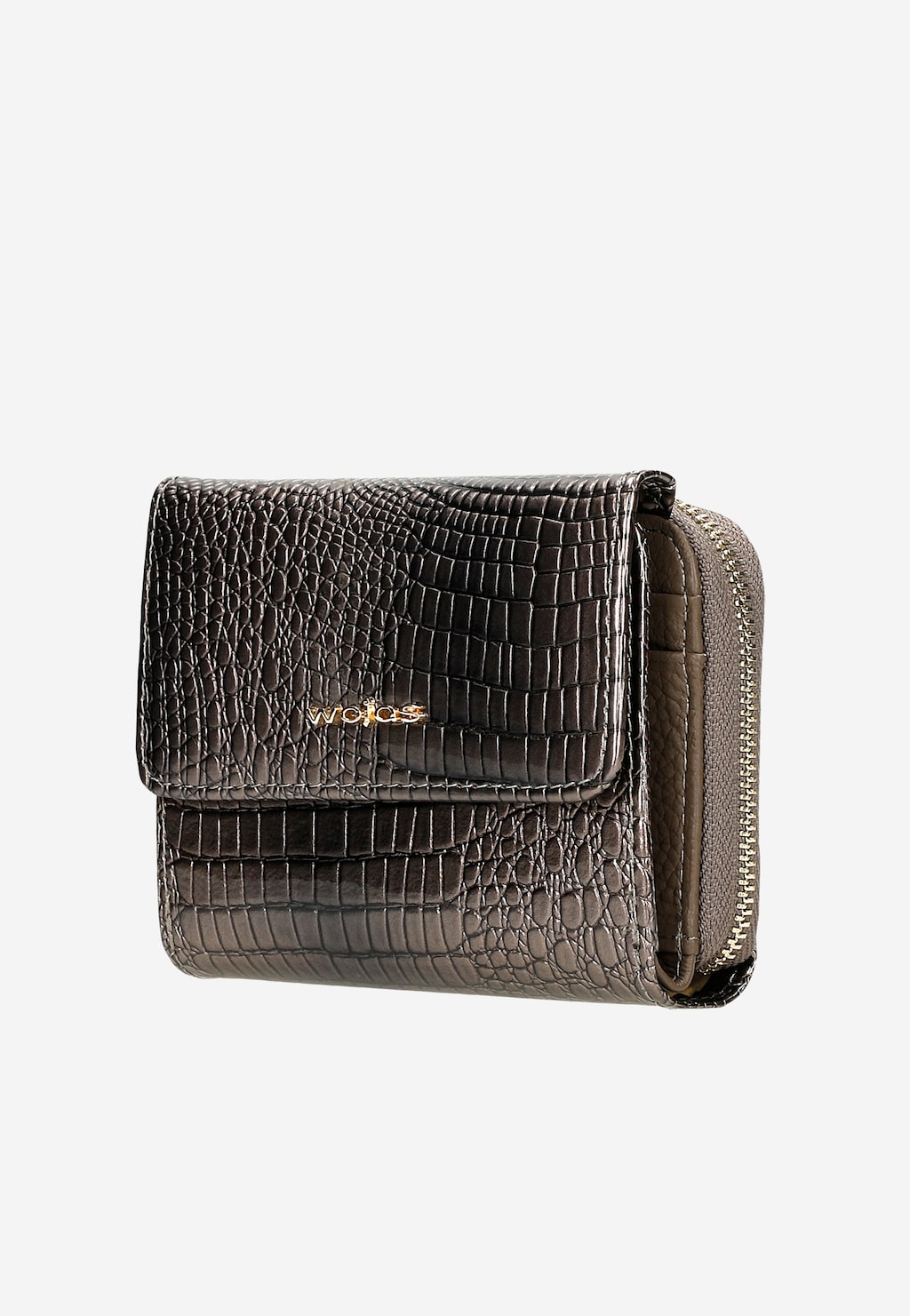 Béžová dámská peněženka z kvalitní lakované kůže 91021-34 Widok 3