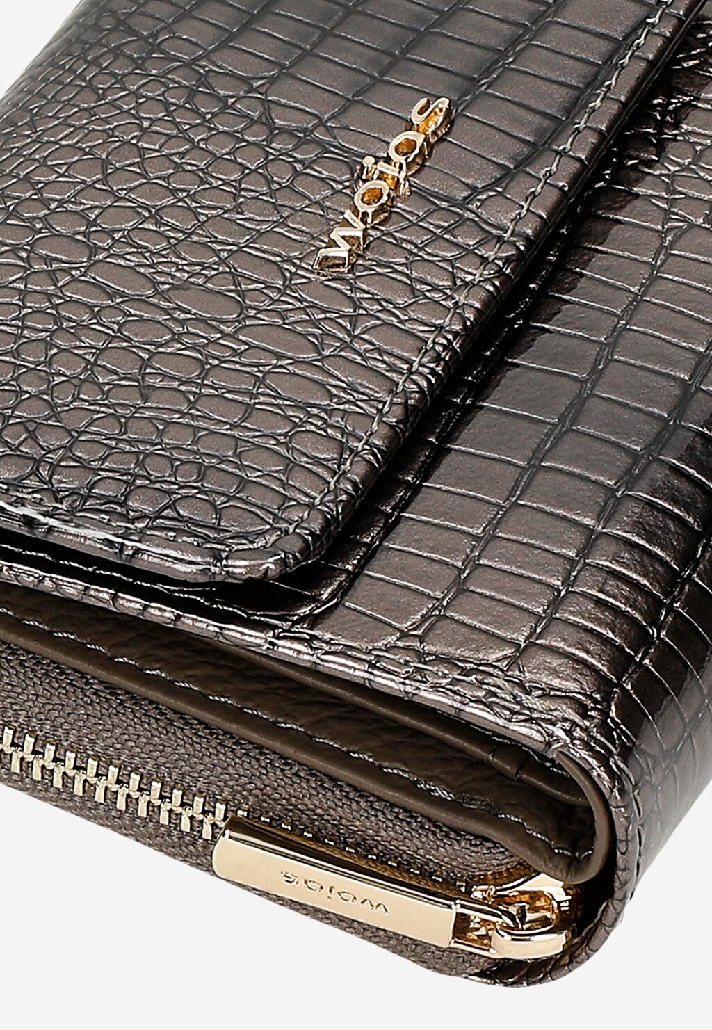 Béžová dámská peněženka z kvalitní lakované kůže 91021-34 Widok 7