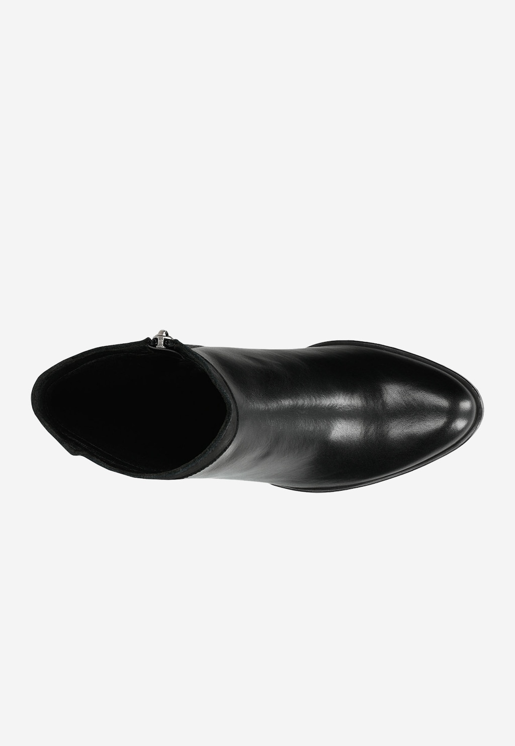 Čierne elegantné dámske členkové topánky na zimu 55062-71 Widok 5