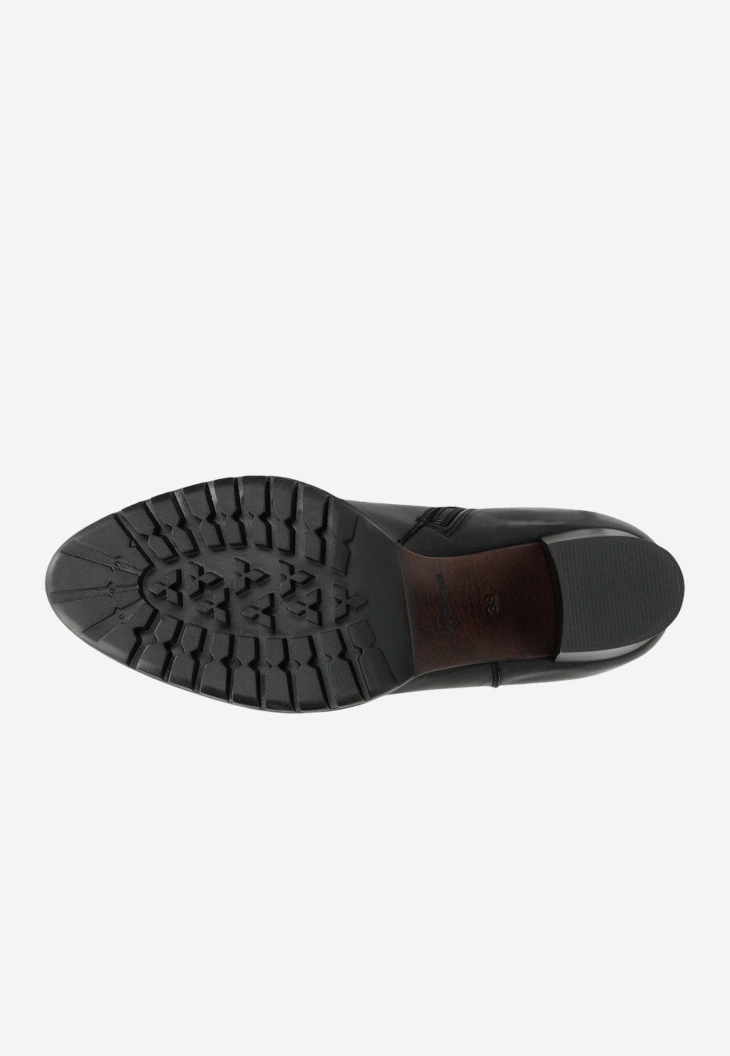 Čierne elegantné dámske členkové topánky na zimu 55062-71 Widok 6