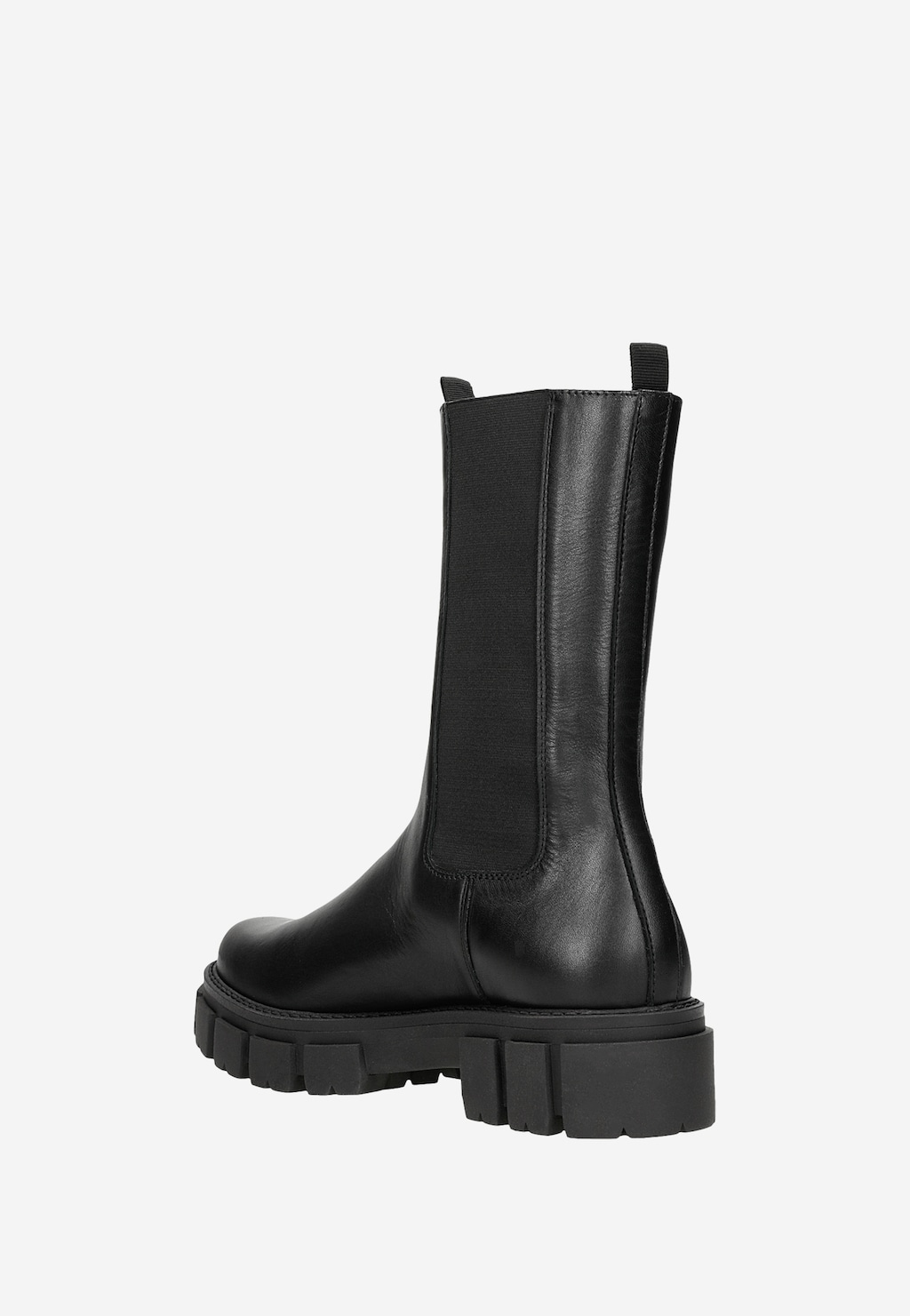 Čierne kožené dámske štyblety 55117-51 Widok 4