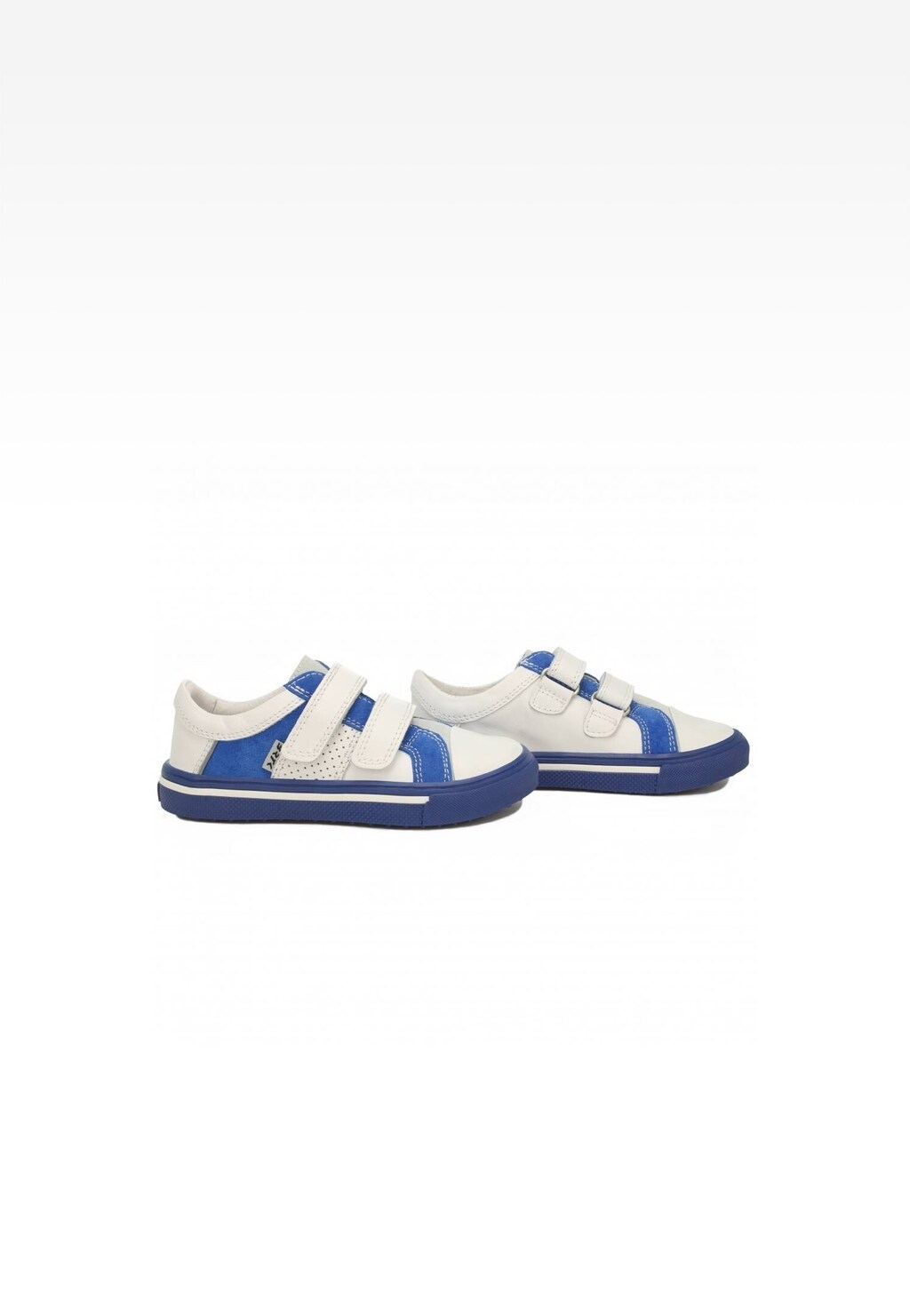 Półbuty BARTEK 18607-012, biało-niebieski Widok 5
