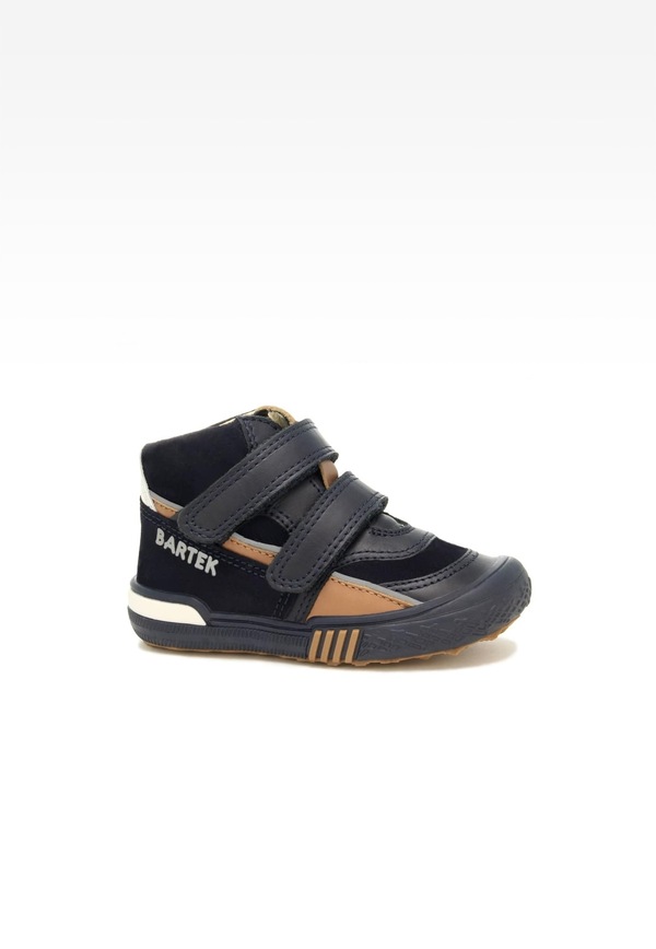 Sneakers BARTEK 91756-016, granatowo-brązowy