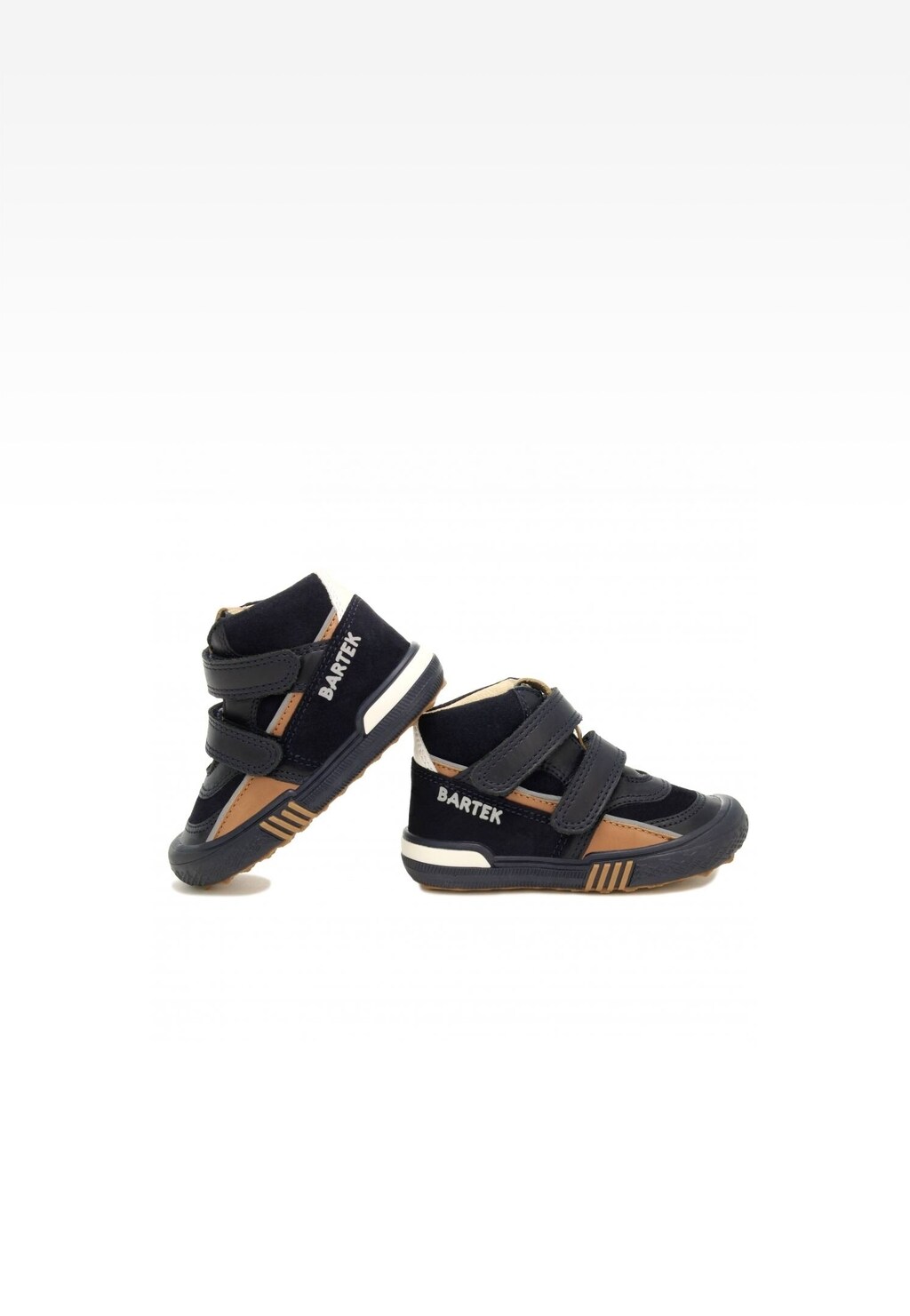 Sneakers BARTEK 91756-016, granatowo-brązowy Widok 7