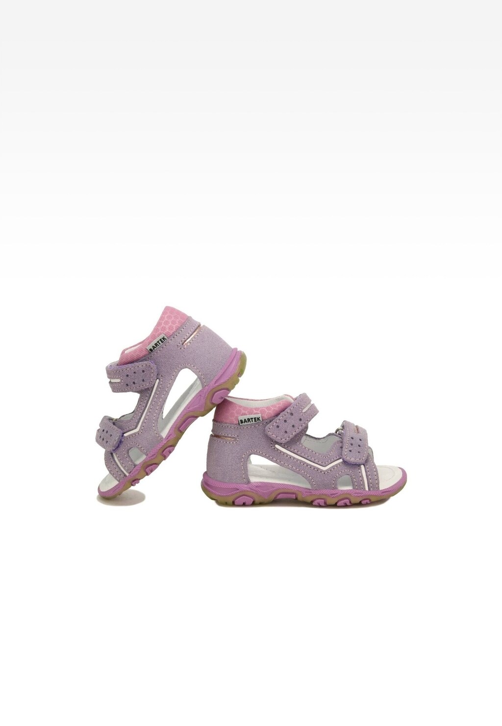 Sandále BARTEK 118250-31, pre dievčatá, fialovo-ružové Widok 6