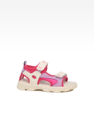 Sandały BARTEK 19077003, dla dziewcząt, różowo-biały
