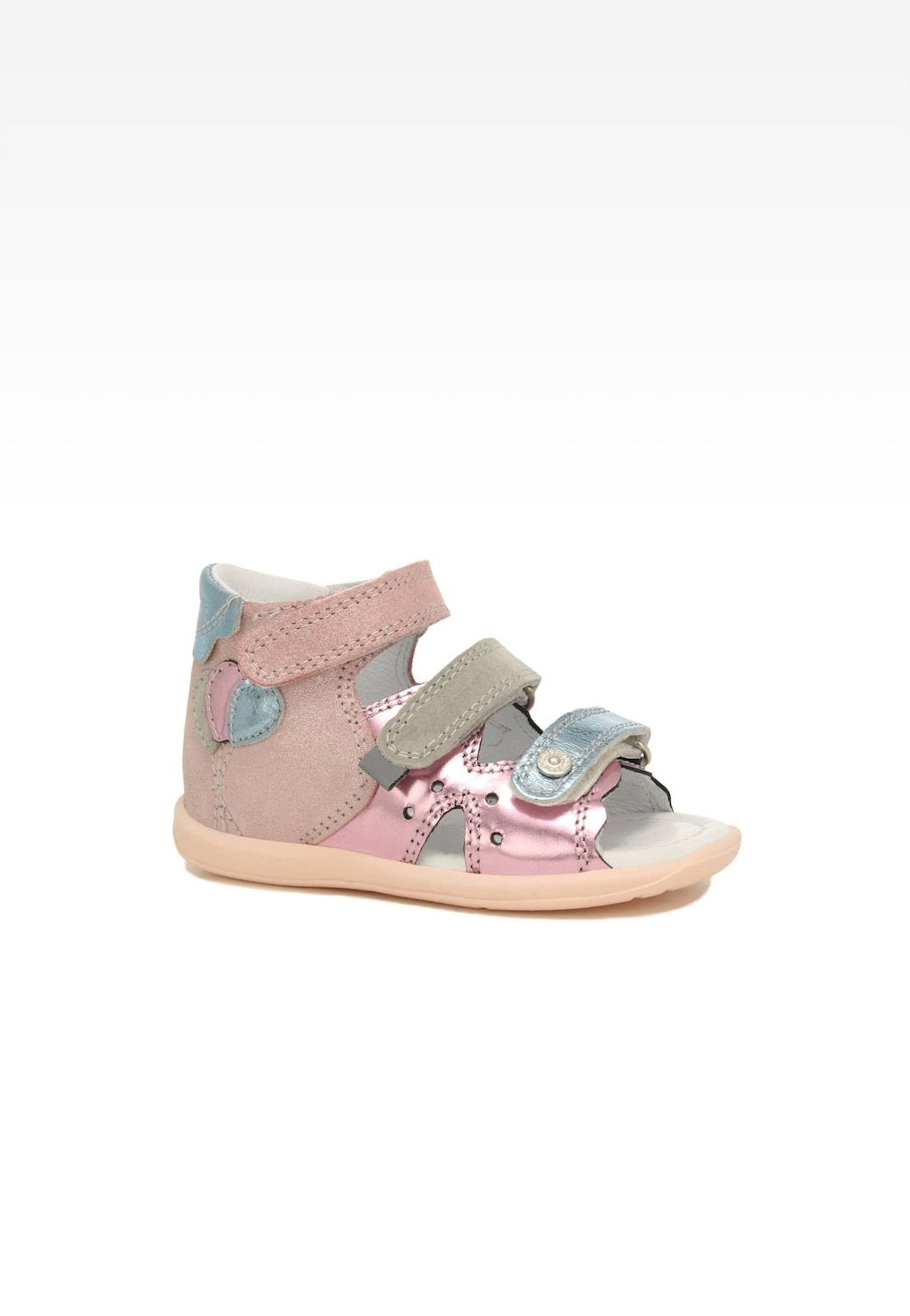 Sandály BARTEK 71158-0017, pro dívky, růžovo-modré Widok 1