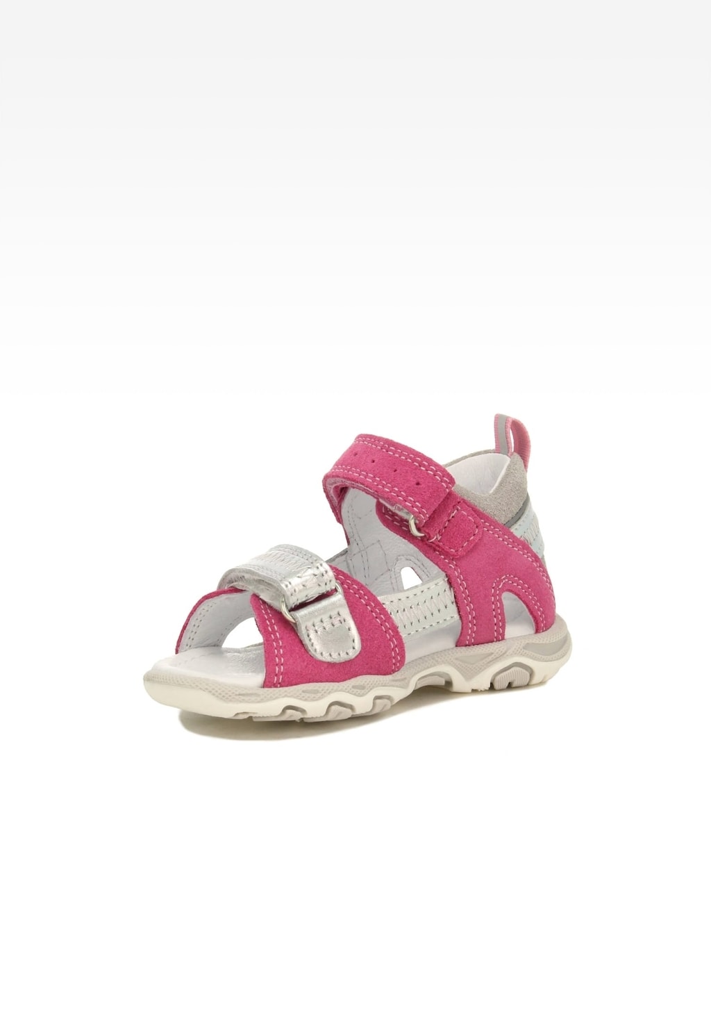 Sandály BARTEK 118240-30, pro dívky, růžovo-šedé Widok 3