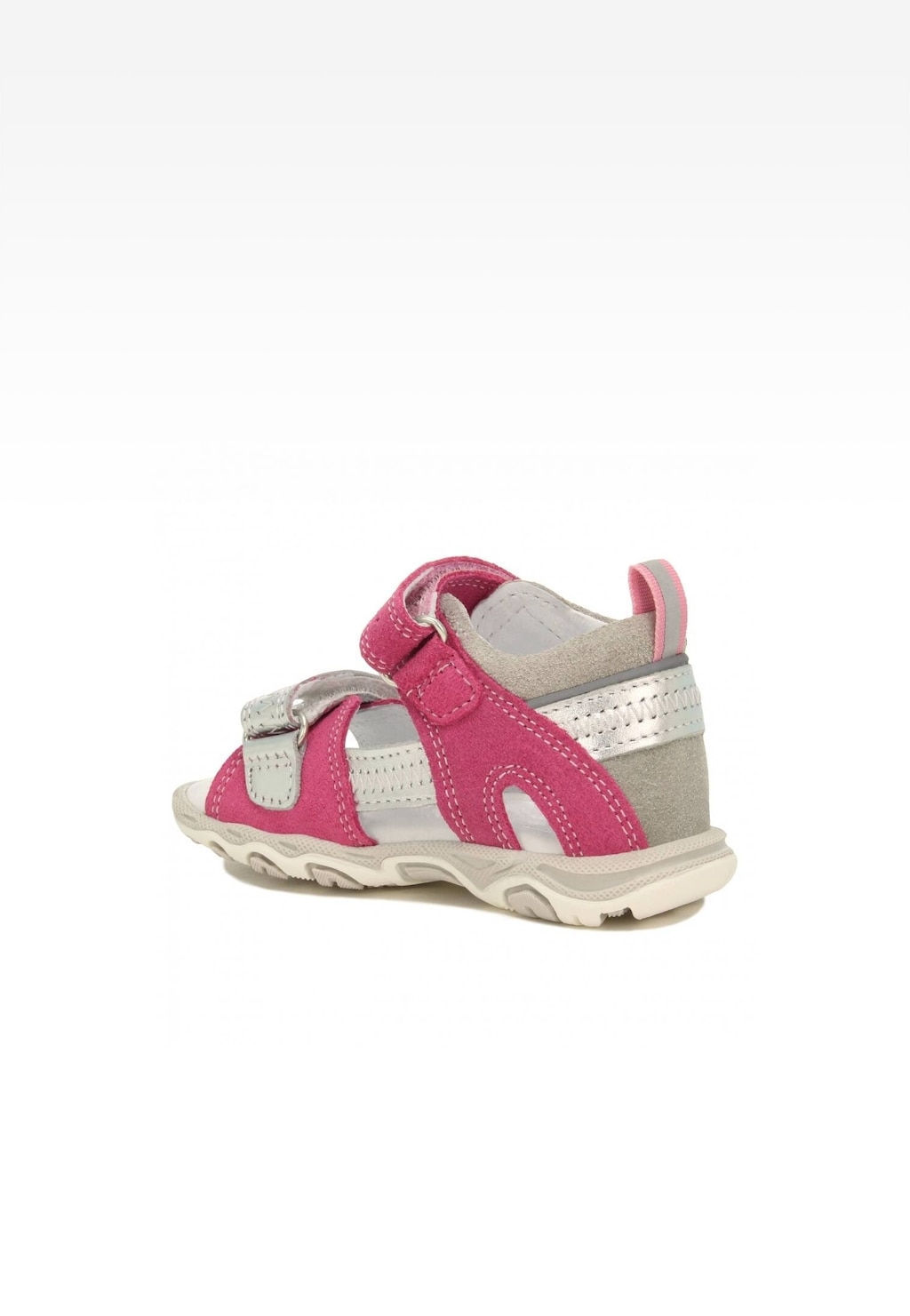 Sandály BARTEK 118240-30, pro dívky, růžovo-šedé Widok 4