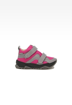 Sneakers BARTEK 11711003, dla dziewcząt, szaro-różowy