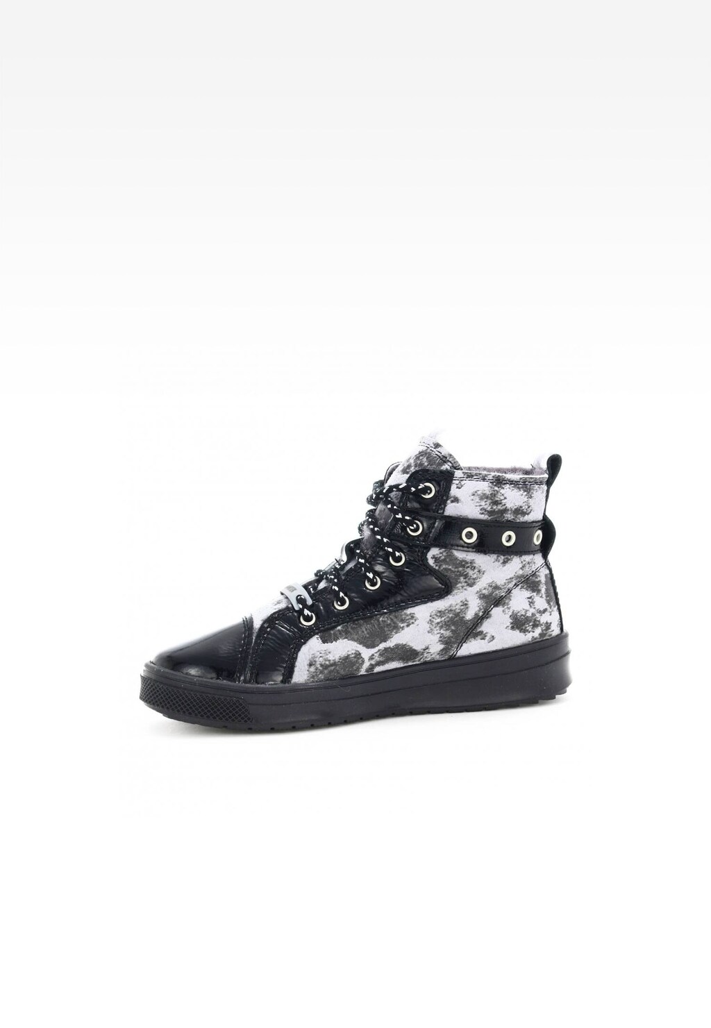 Trzewiki ocieplane BARTEK W-742840/FAC, dla dziewcząt, czarno-szary Widok 5