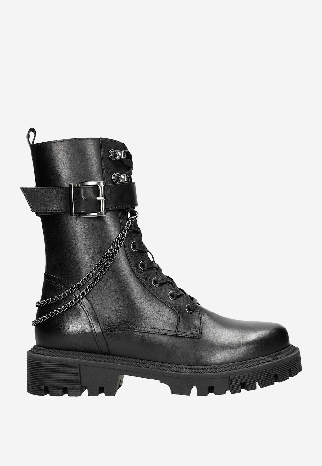 Kožené dámske členkové čižmy s neprehliadnuteľným dizajnom 64049-51 Widok 2