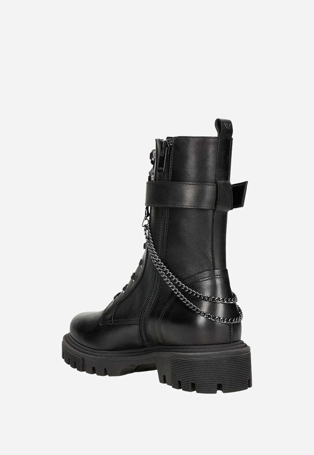 Kožené dámske členkové čižmy s neprehliadnuteľným dizajnom 64049-51 Widok 4