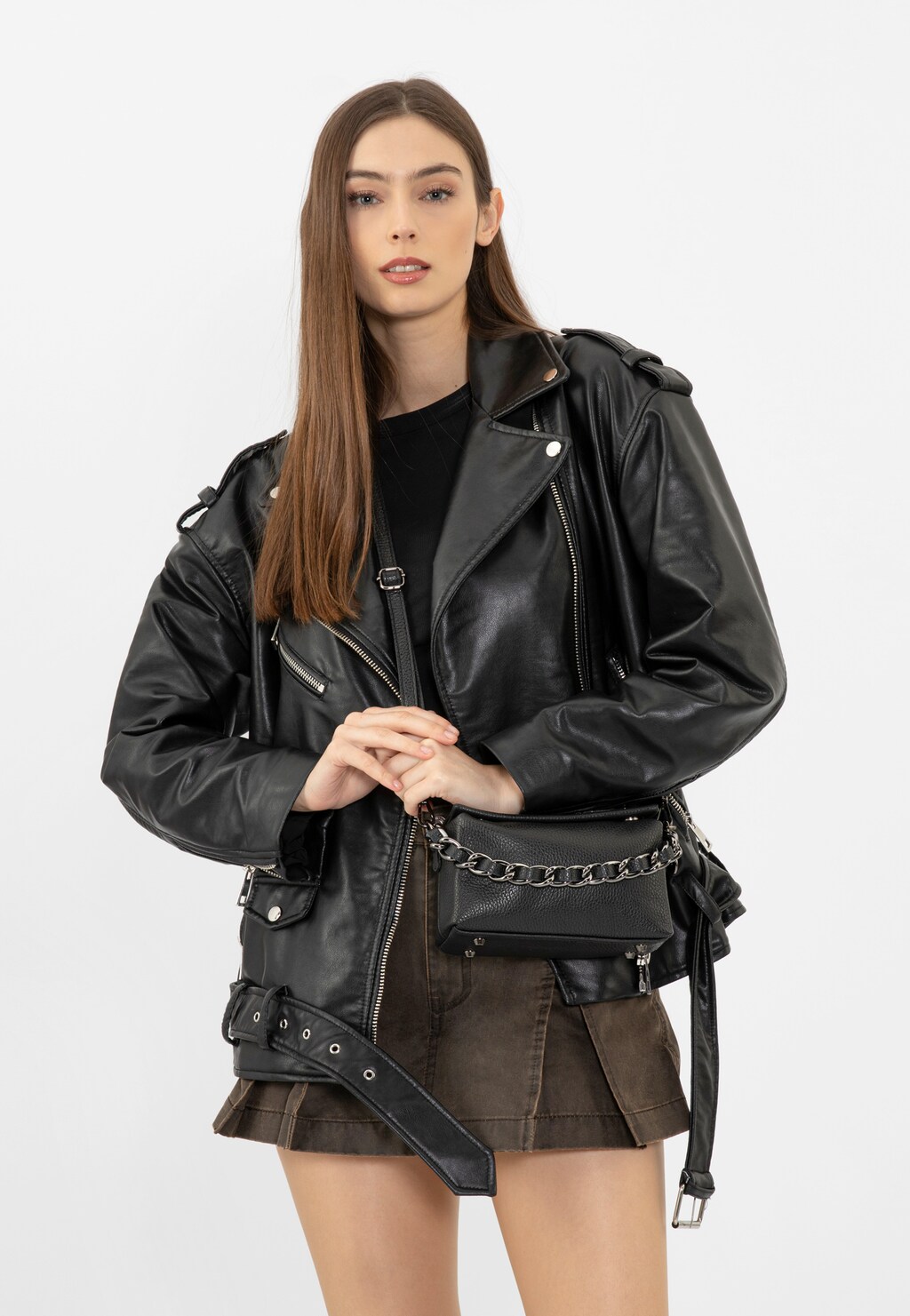 Čierna každodenná kabelka menších rozmerov 80223-51 Widok 9