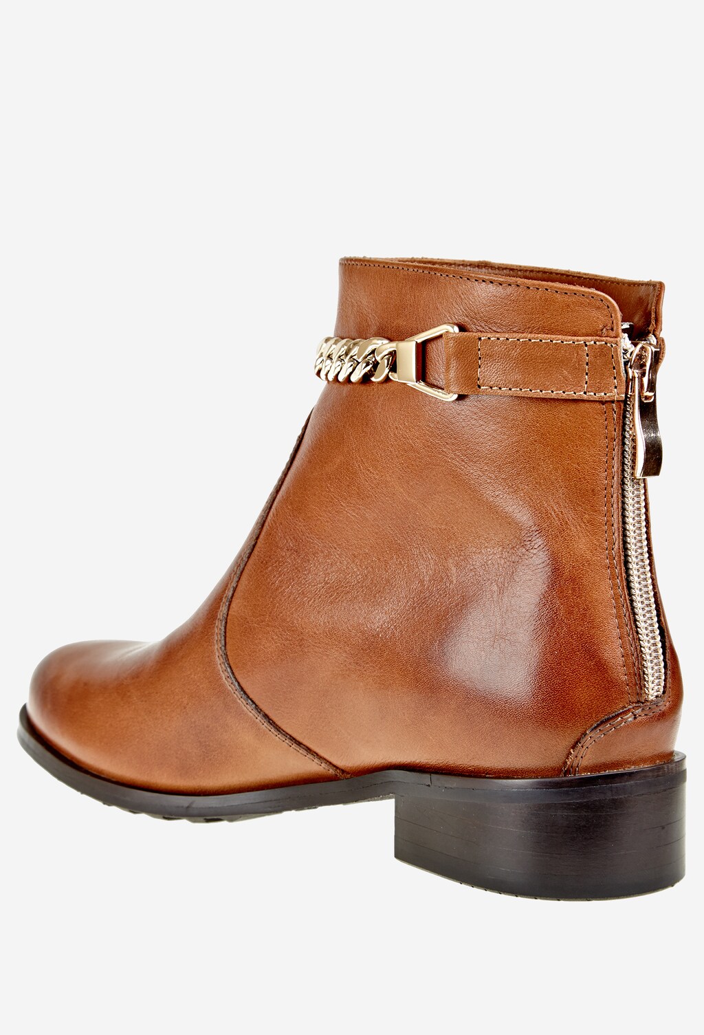 Jasnobrązowe damskie botki 4599-53 Widok 3