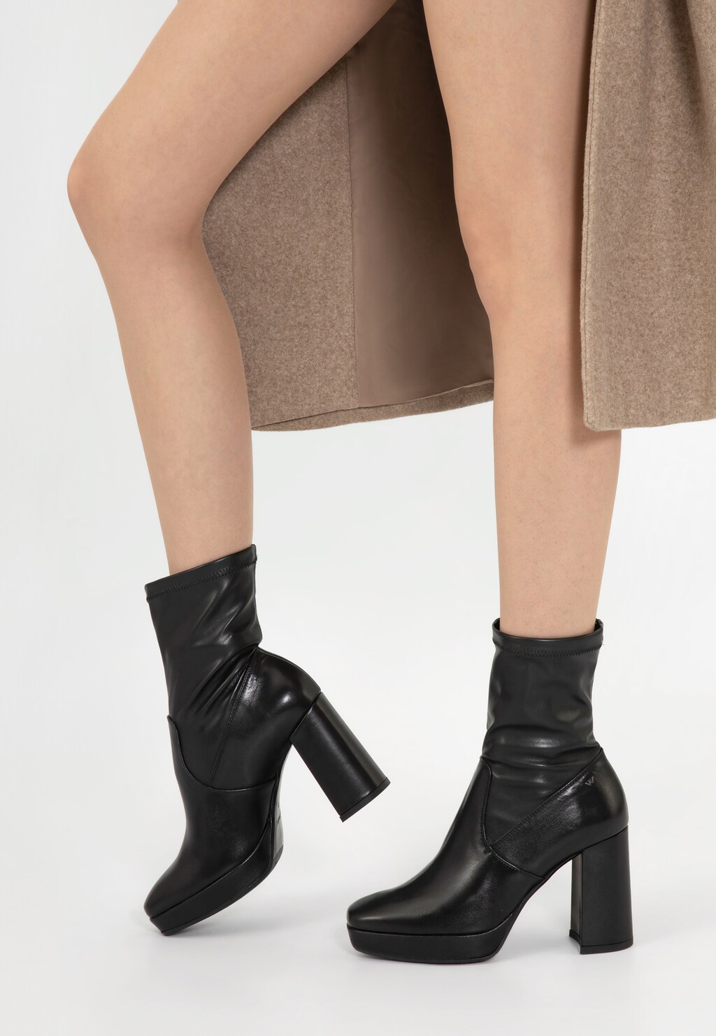 Extravagancia v každom počasí s koženými členkovými čižmami 55024-81 Widok 8