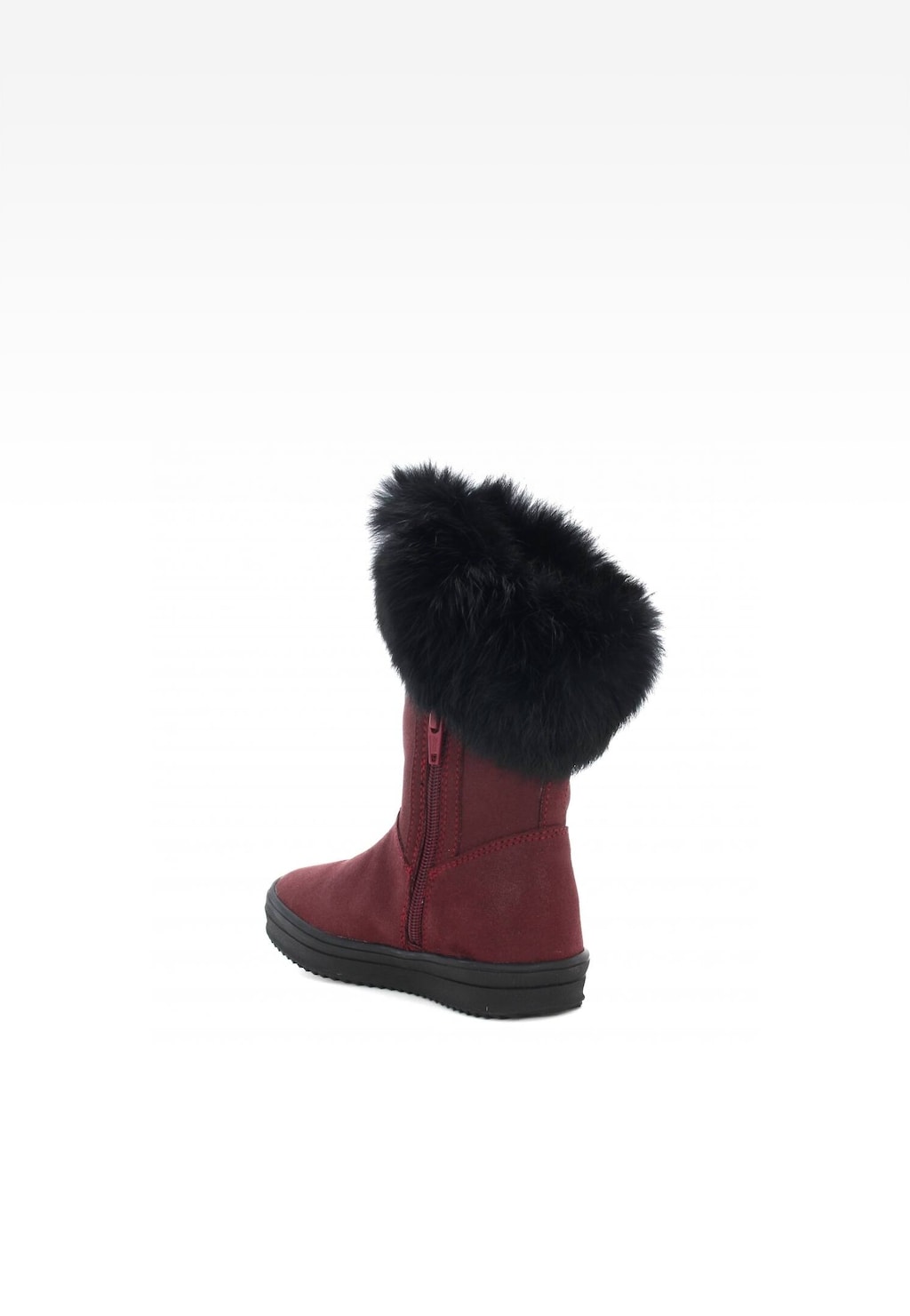 Zateplené kotníkové topánky BARTEK W-44399W/BOA, pre dievčatá, bordové Widok 5