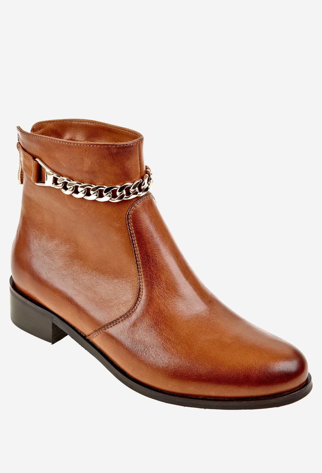 Jasnobrązowe damskie botki 4599-53 Widok 2