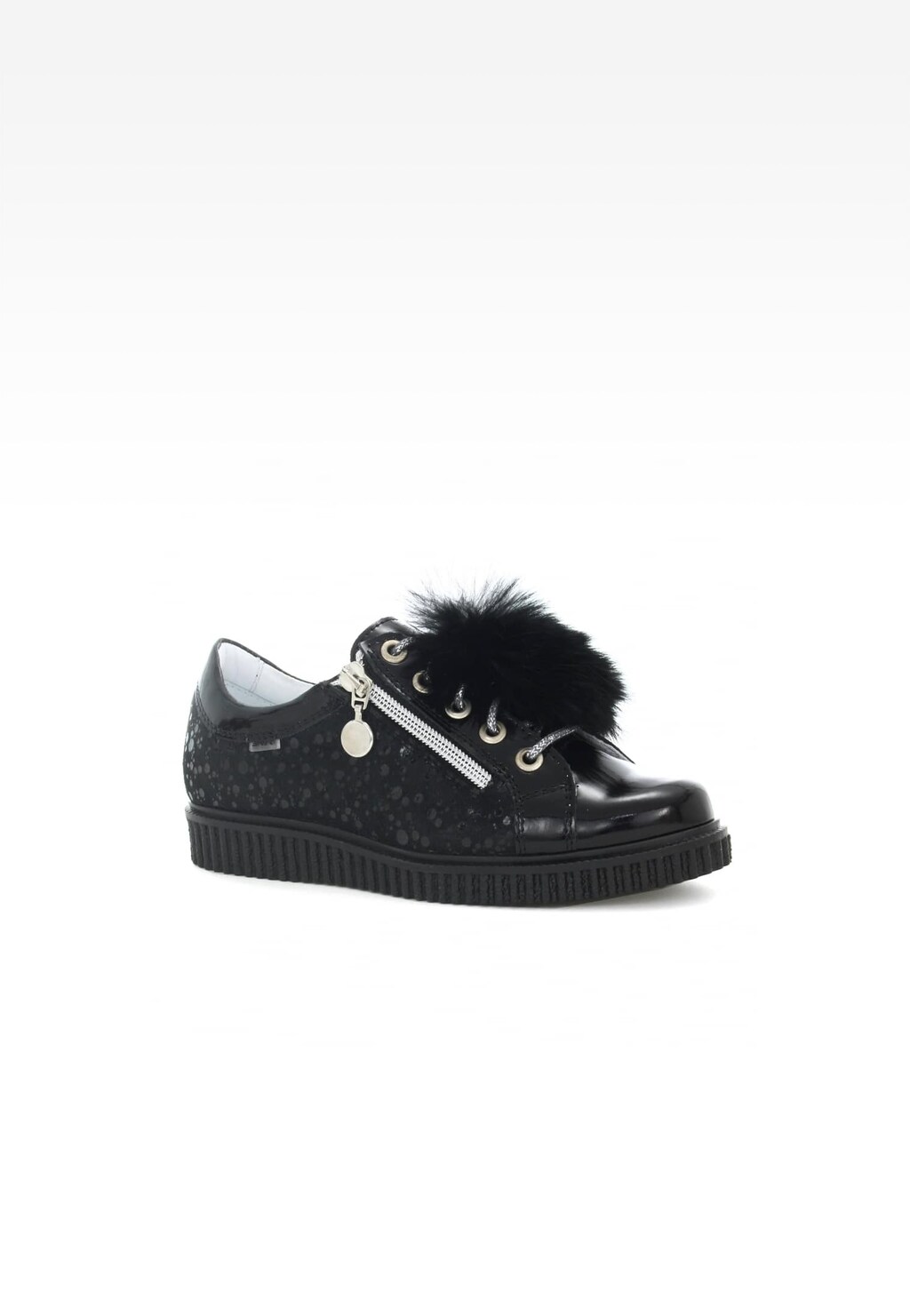 Półbuty BARTEK W-48618/SZ/FSAX, dla dziewcząt, czarny Widok 1