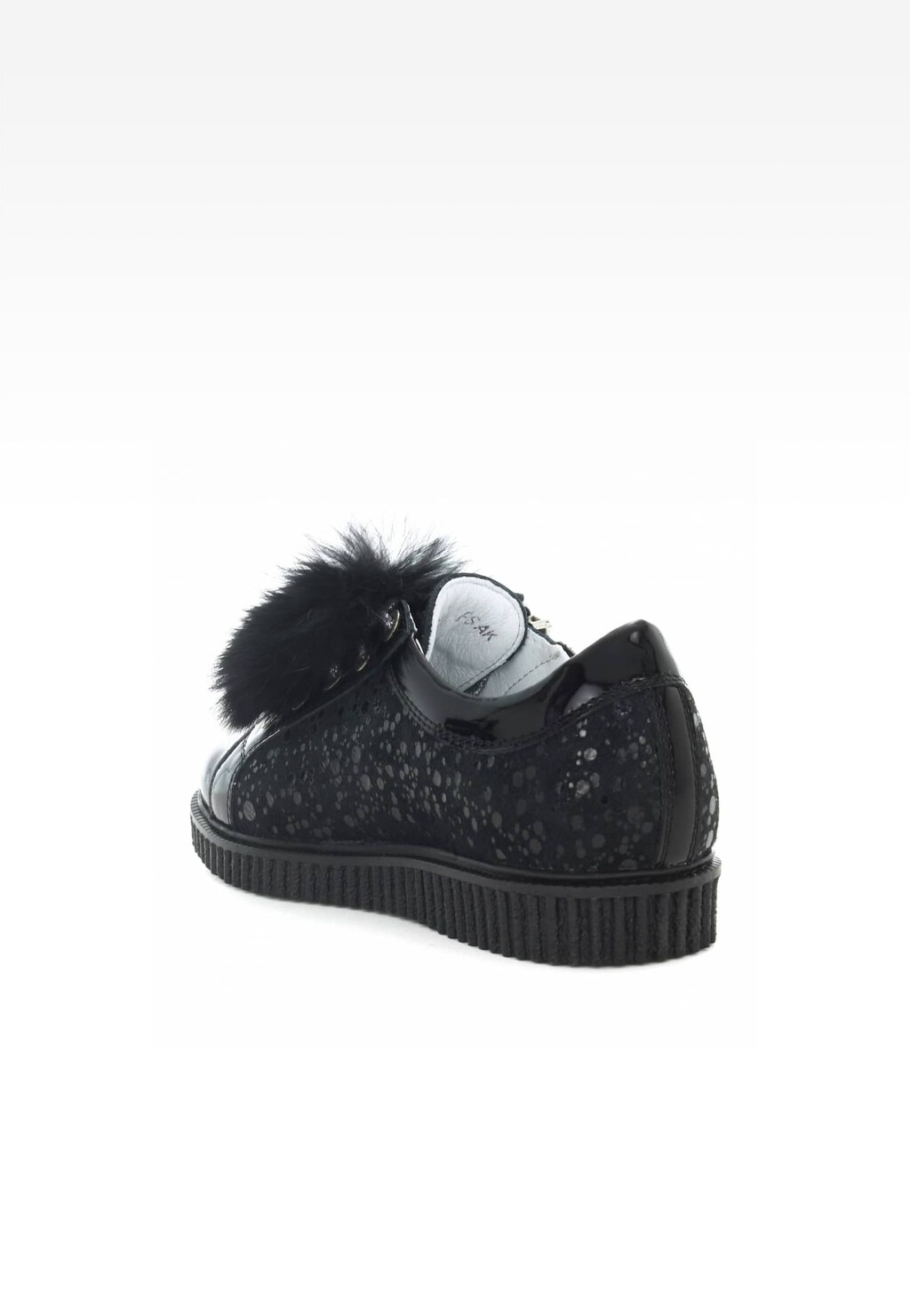 Półbuty BARTEK W-48618/SZ/FSAX, dla dziewcząt, czarny Widok 5