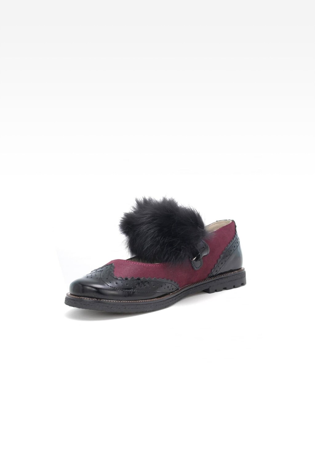 Wizytowe BARTEK W-45637/SZ/L9X, dla dziewcząt, bordowy Widok 3