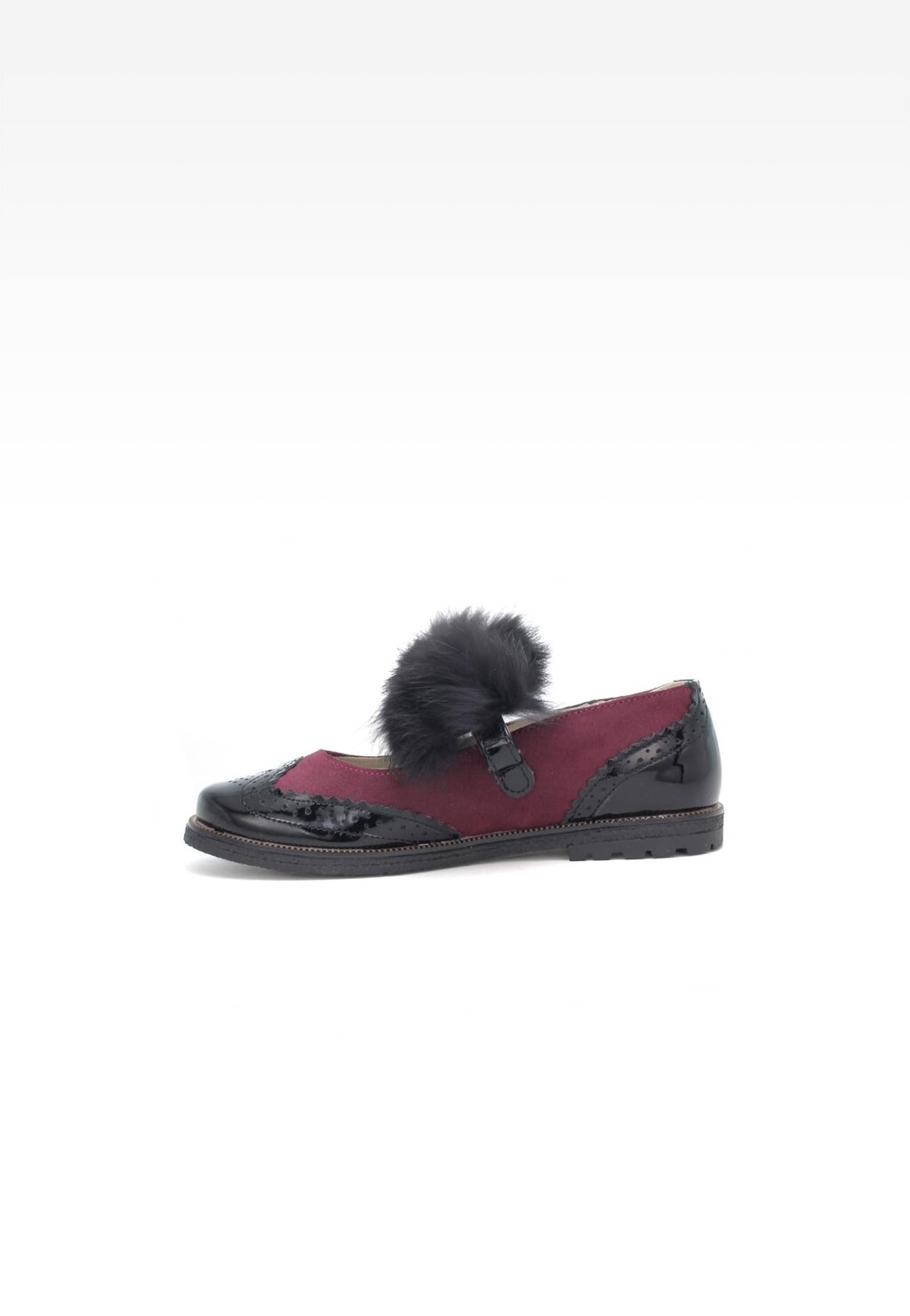 Wizytowe BARTEK W-45637/SZ/L9X, dla dziewcząt, bordowy Widok 4