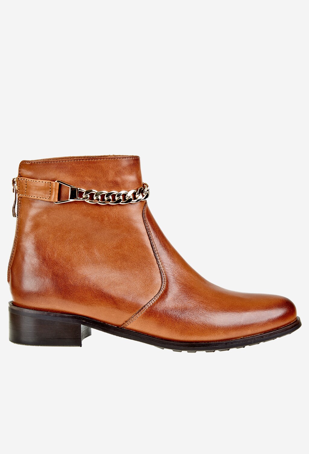 Jasnobrązowe damskie botki 4599-53 Widok 1