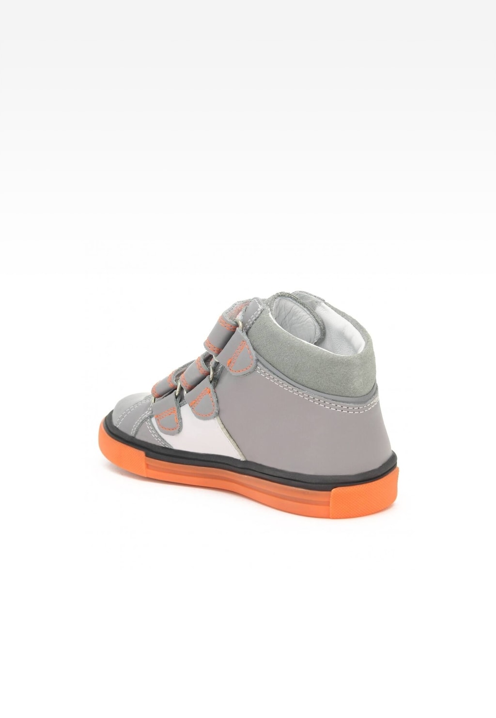 Členkové topánky BARTEK 094281-001 II, šedo-oranžové Widok 5