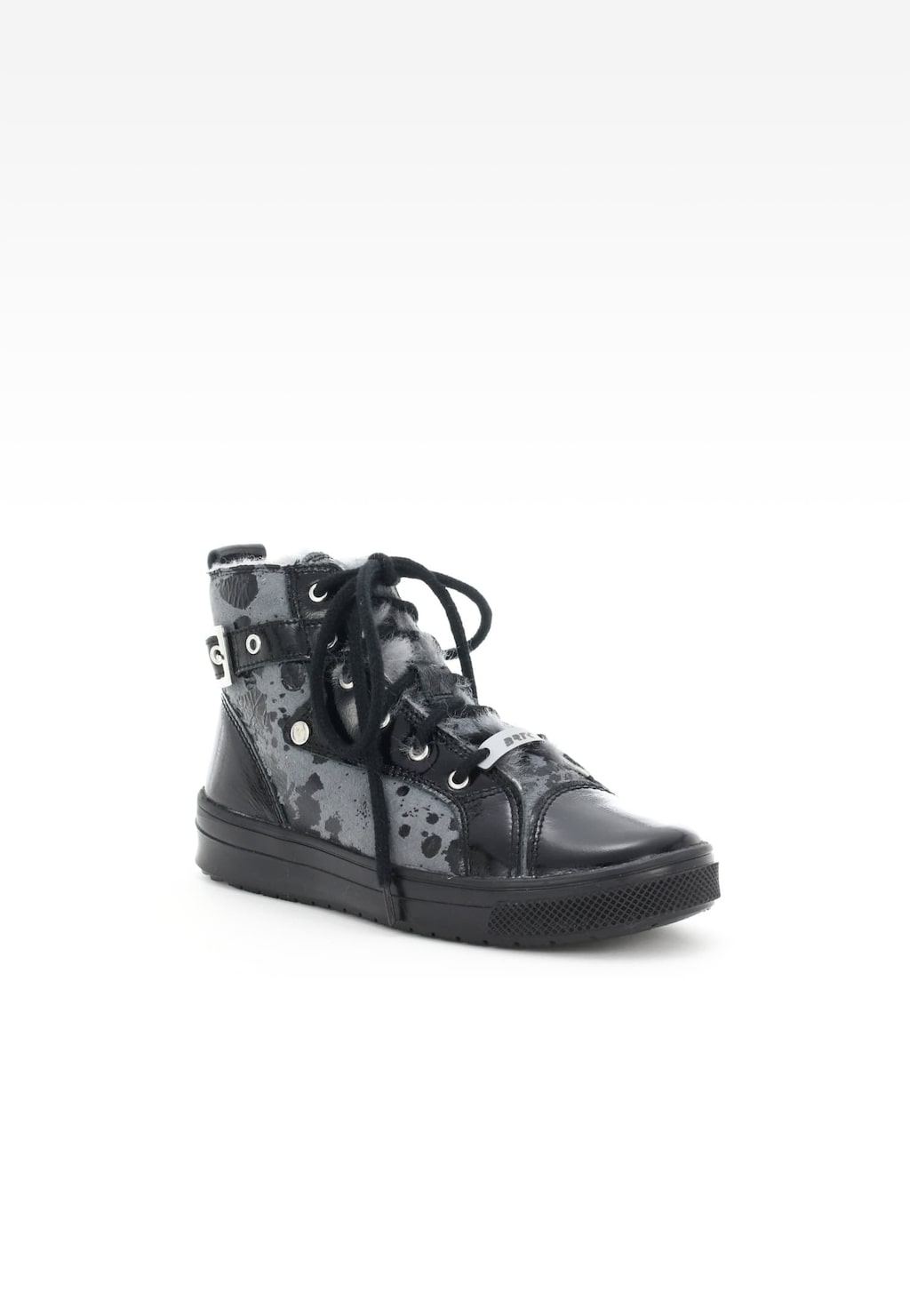 Zateplené členkové topánky BARTEK W-972840/FAC, pre dievčatá, čierno-sivé Widok 2