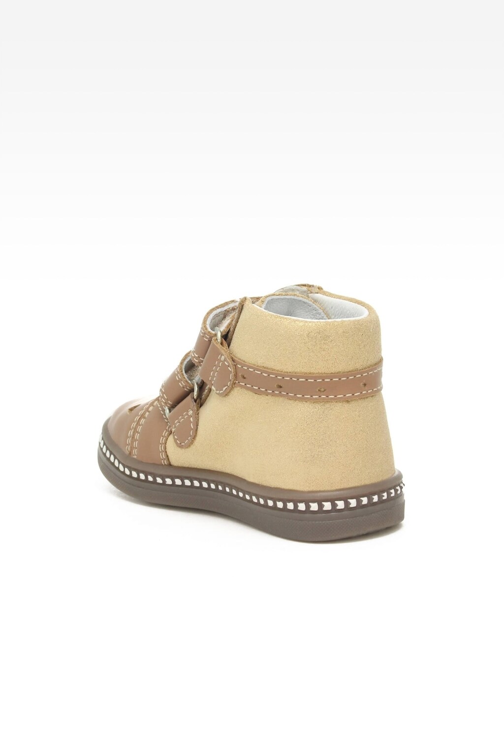 Trzewiki BARTEK 91763-018, dla dziewcząt, beżowy Widok 5