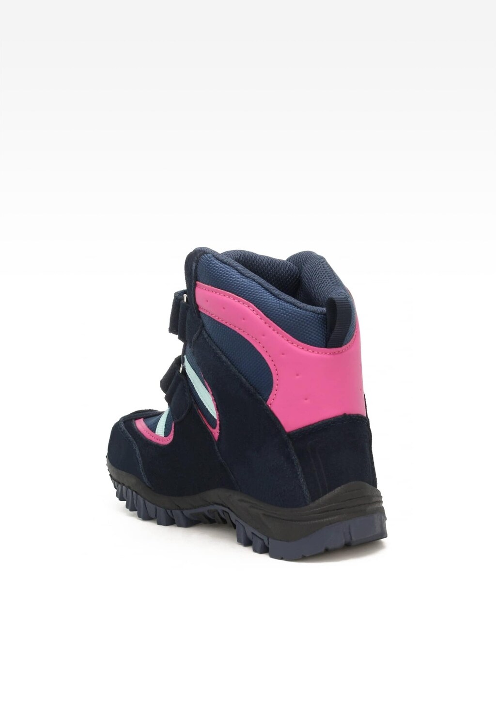Trzewiki ocieplane BARTEK 14603001, dla dziewcząt, granatowo-różowy Widok 5