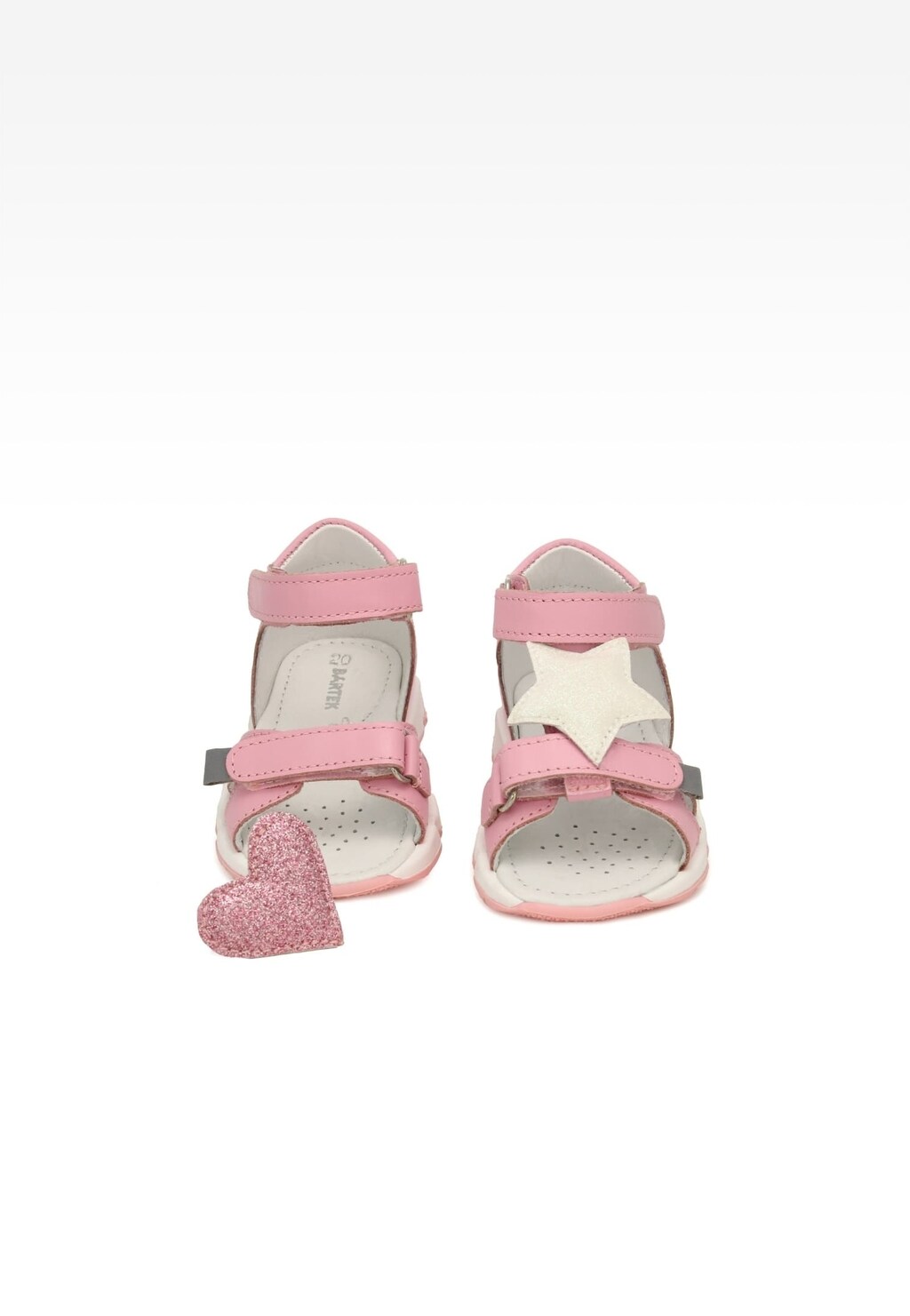 Sandále BARTEK 11540001, pre dievčatá, svetloružové Widok 8