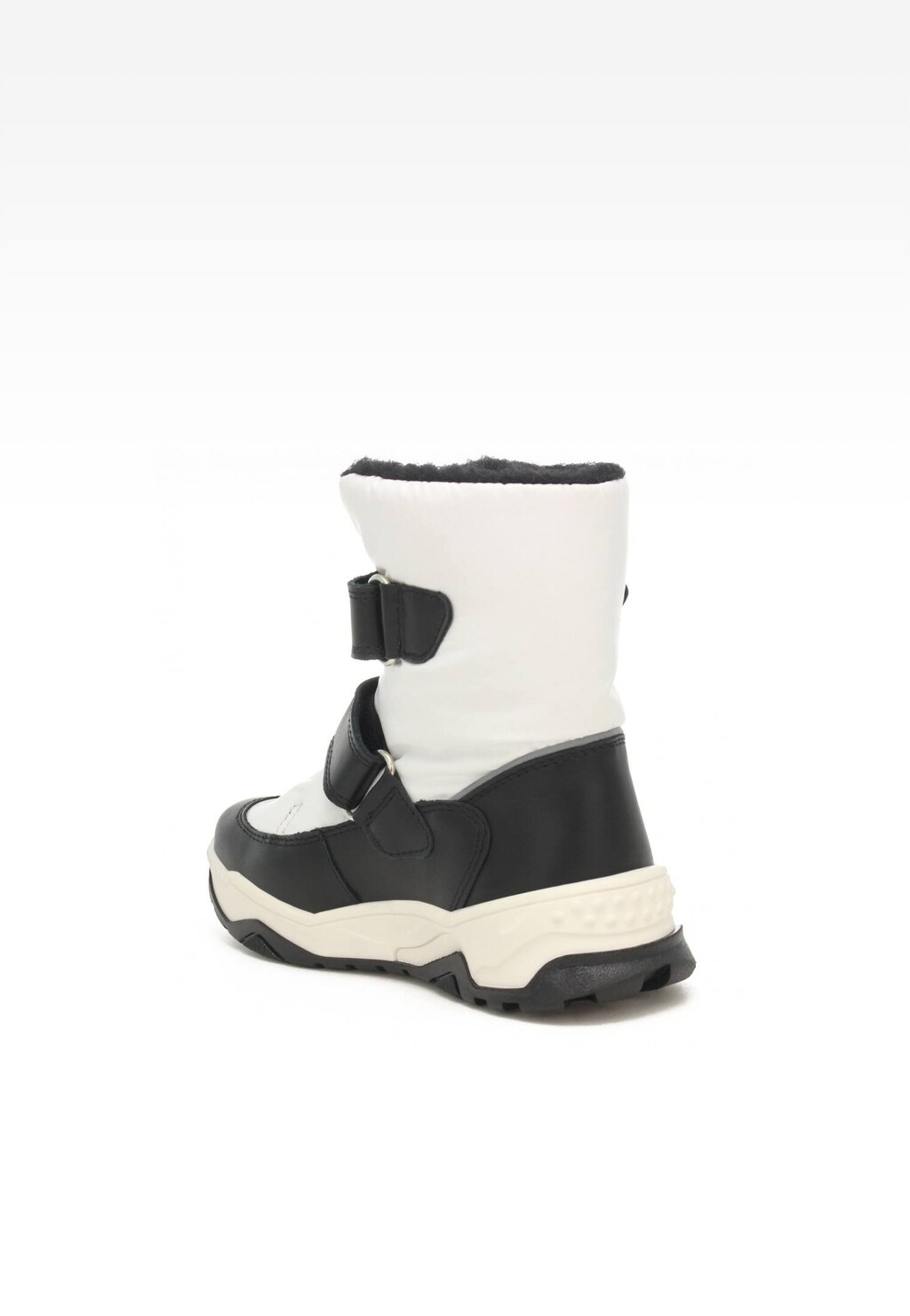 Trzewiki ocieplane BARTEK 17077005, dla dziewcząt, biało-czarne Widok 5