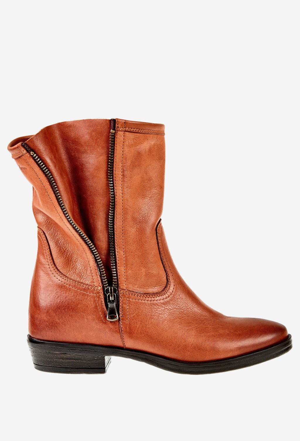 Jasnobrązowe damskie botki 4544-53 Widok 1