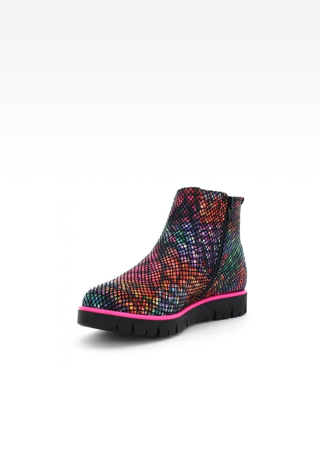 Botki BARTEK W-97368/SZ/1IM, dla dziewcząt, multi Widok 3