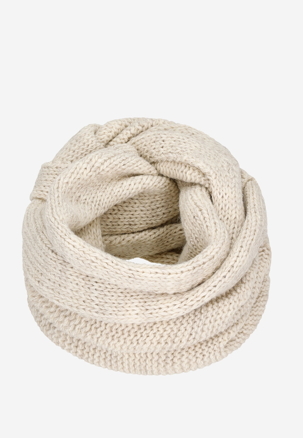 RELAKS béžová sada čepice, šála a rukavice 96018-14 Widok 2