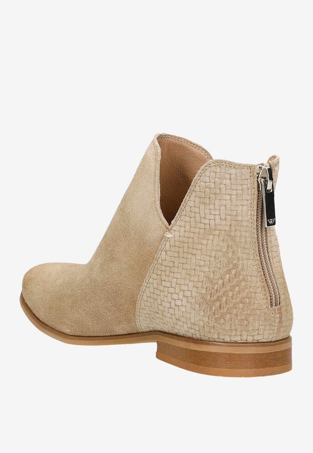 Bledohnedé dámske členkové topánky ako vychádzková obuv 55002-64 Widok 4