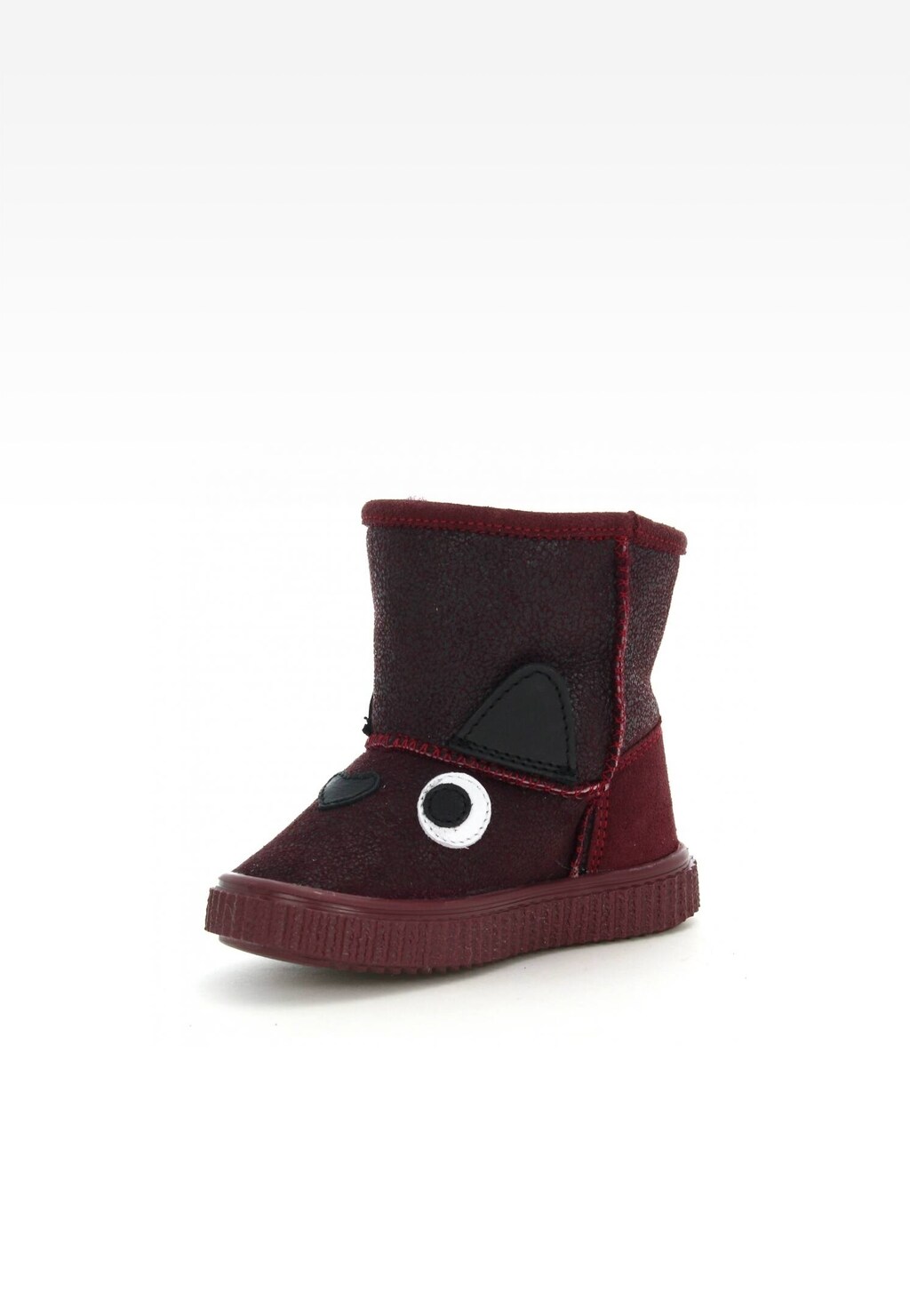 Kozaki ocieplane BARTEK W-410400/EMU, dla dziewcząt, bordowy Widok 3