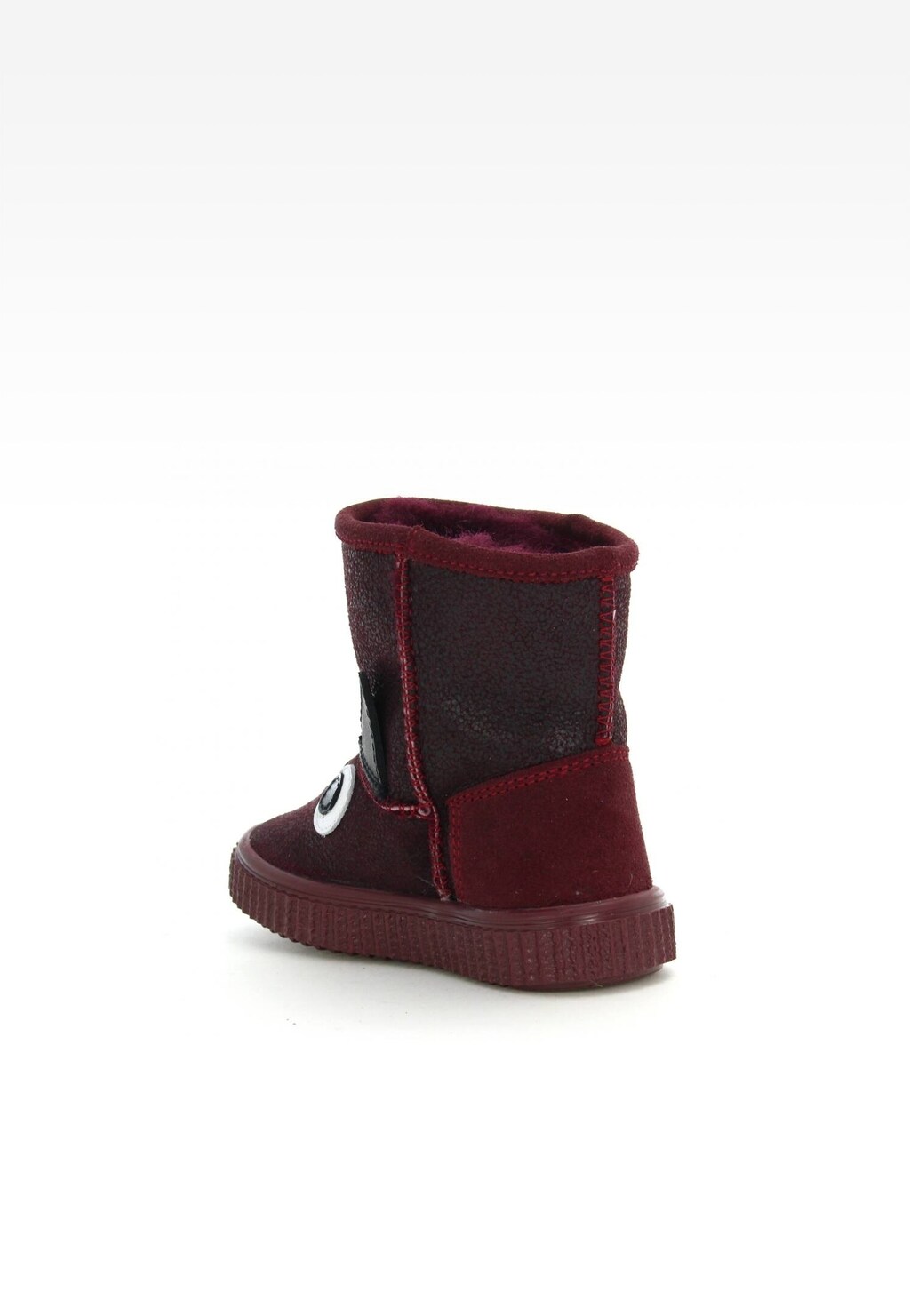 Kozaki ocieplane BARTEK W-410400/EMU, dla dziewcząt, bordowy Widok 4