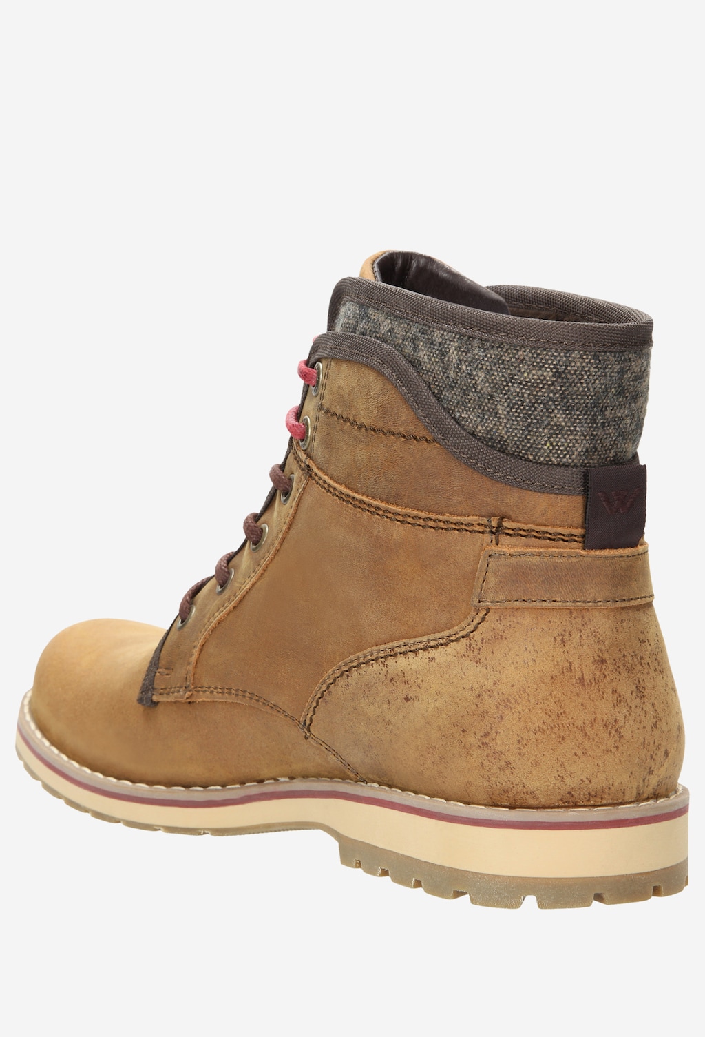 Brązowe męskie trzewiki 4272-52 Widok 3