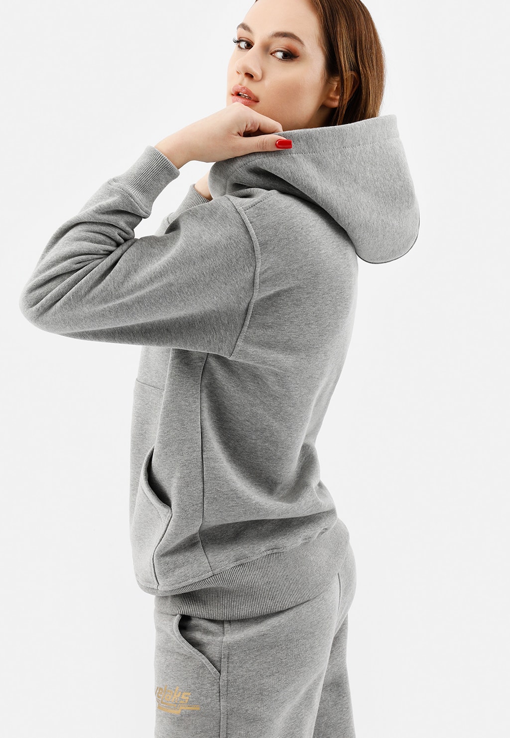 RELAKS popolavá dámska mikina s kapucňou 98023-80 Widok 3
