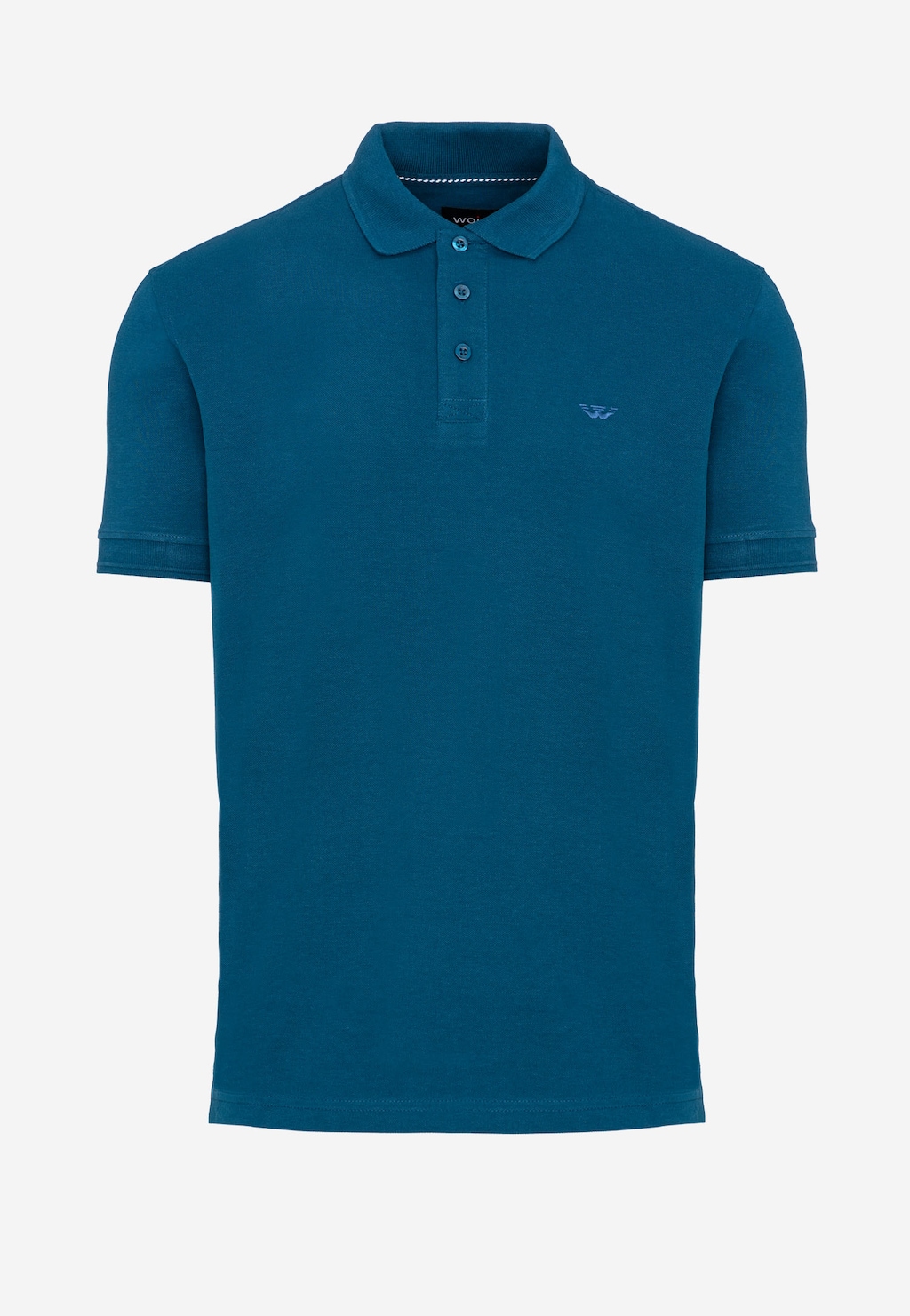 Męska koszulka polo w granatowym wydaniu 98019-86 Widok 1