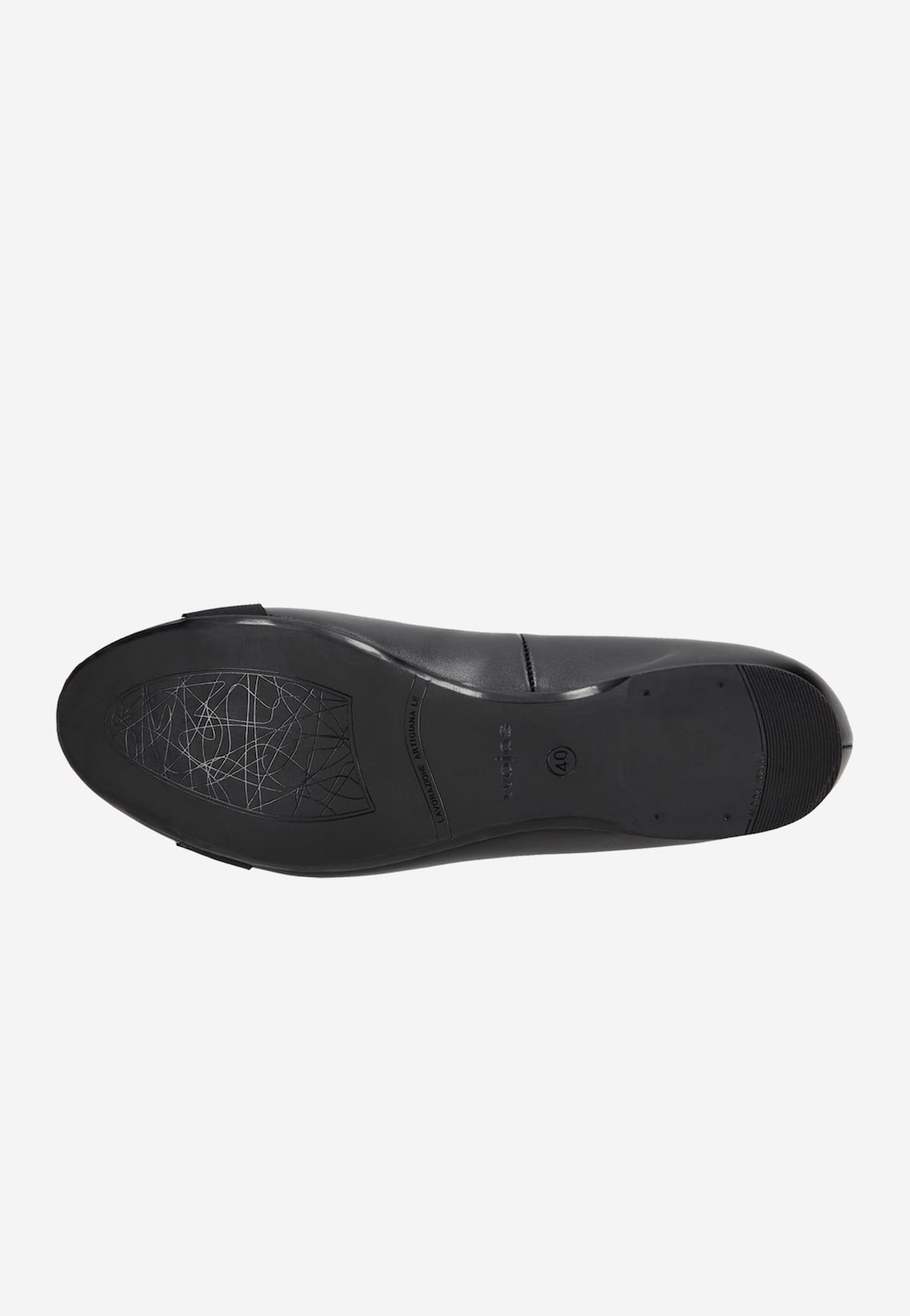 Čierne elegantné balerínky dámske 44009-71 Widok 6