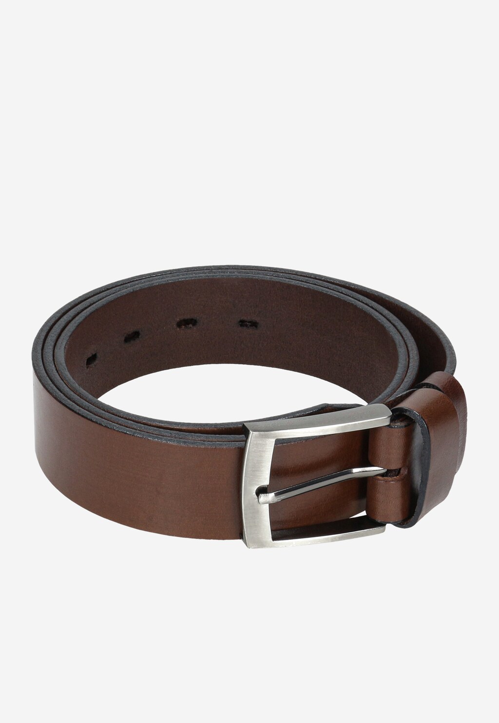 Jednoduchý pánsky opasok do obleku z hnedej kože 93004-52 Widok 6