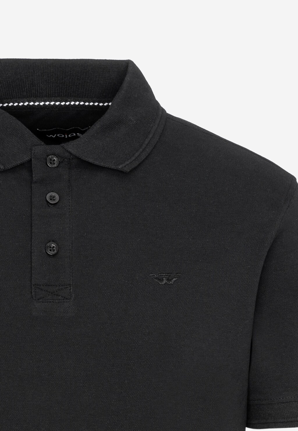 Męska koszulka polo w kolorze czarnym 98019-81 Widok 4