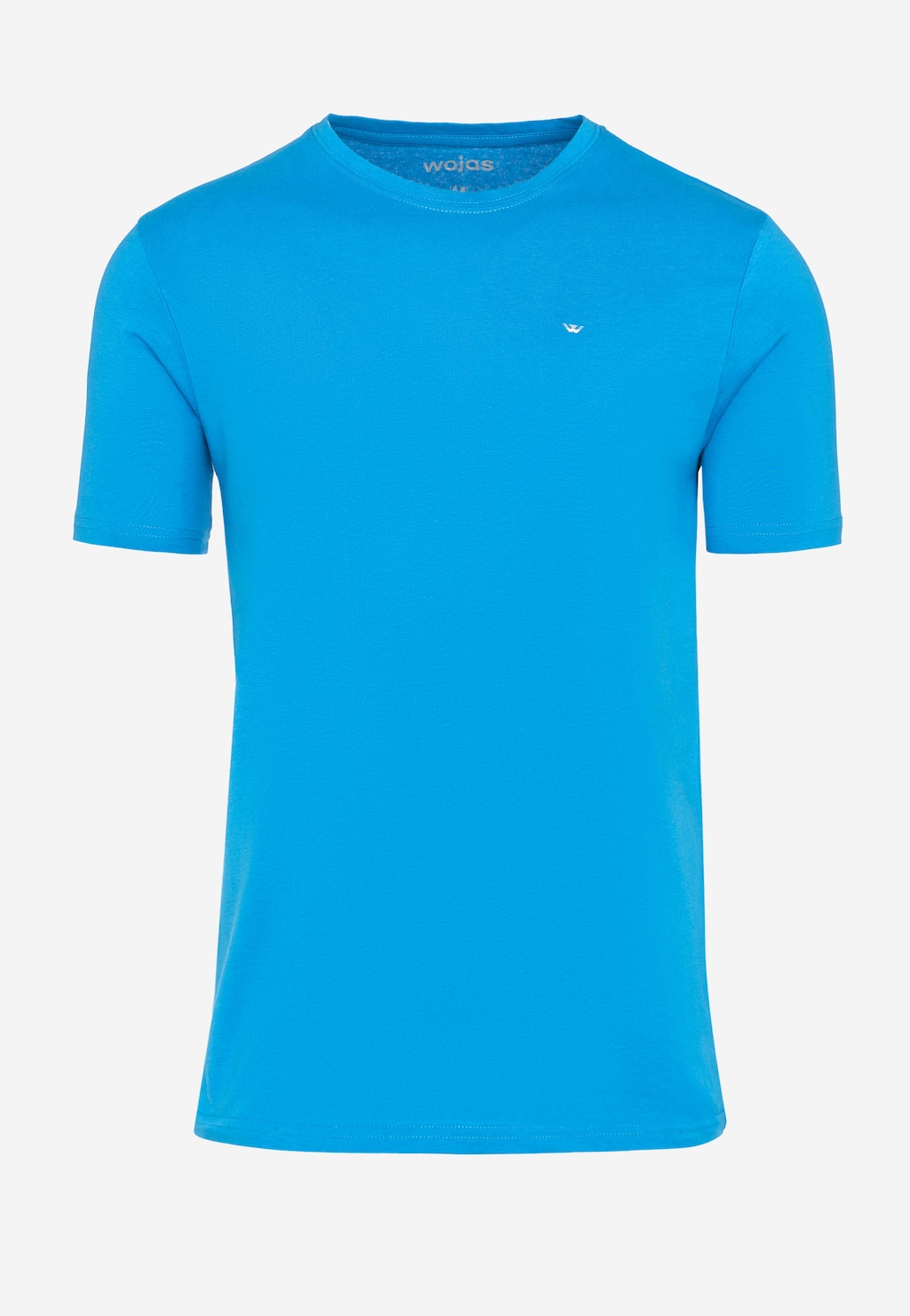 Pohodlné pánske tričká s krátkym rukávom v modrej farbe 98018-87 Widok 1