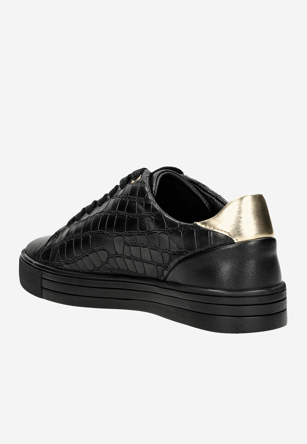 Kožené dámske sneakersy s originálnym dizajnom 46086-51 Widok 4